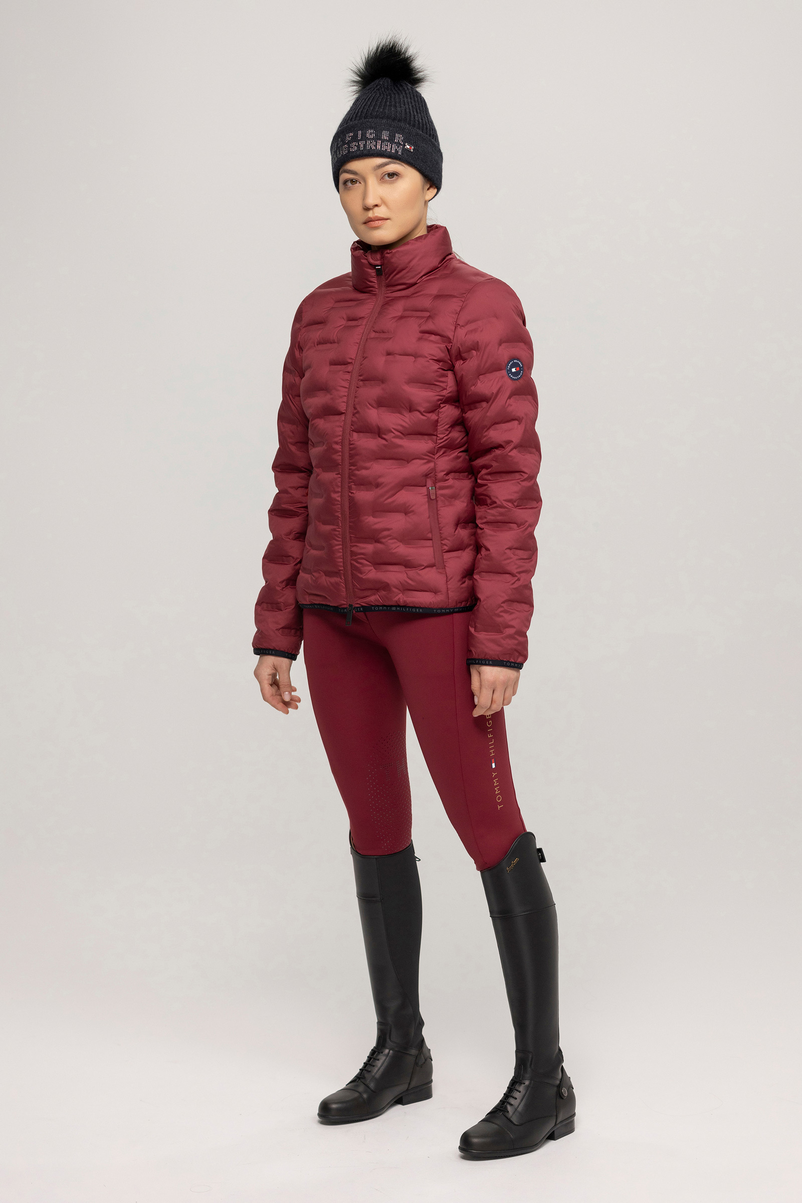 Tommy Hilfiger Equestrian Alabama chaqueta acolchada para mujer