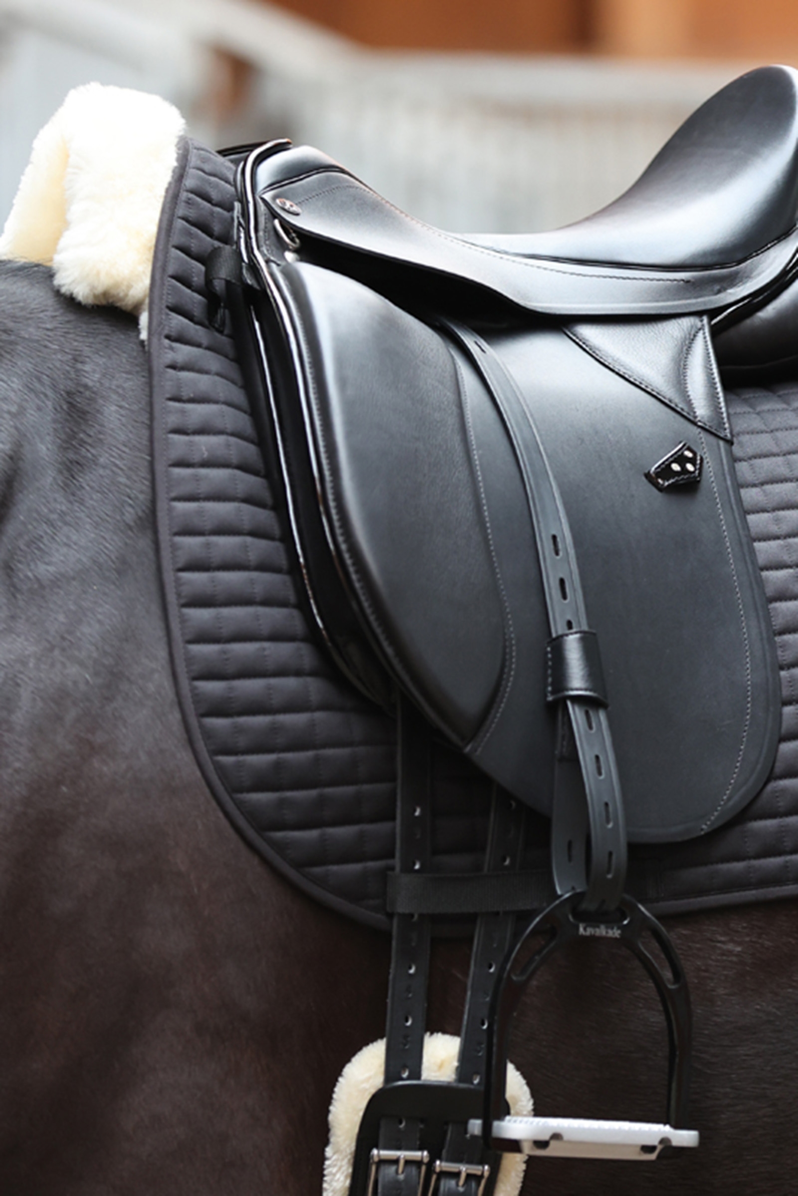 Media almohadilla de piel de oveja pura Kavalkade