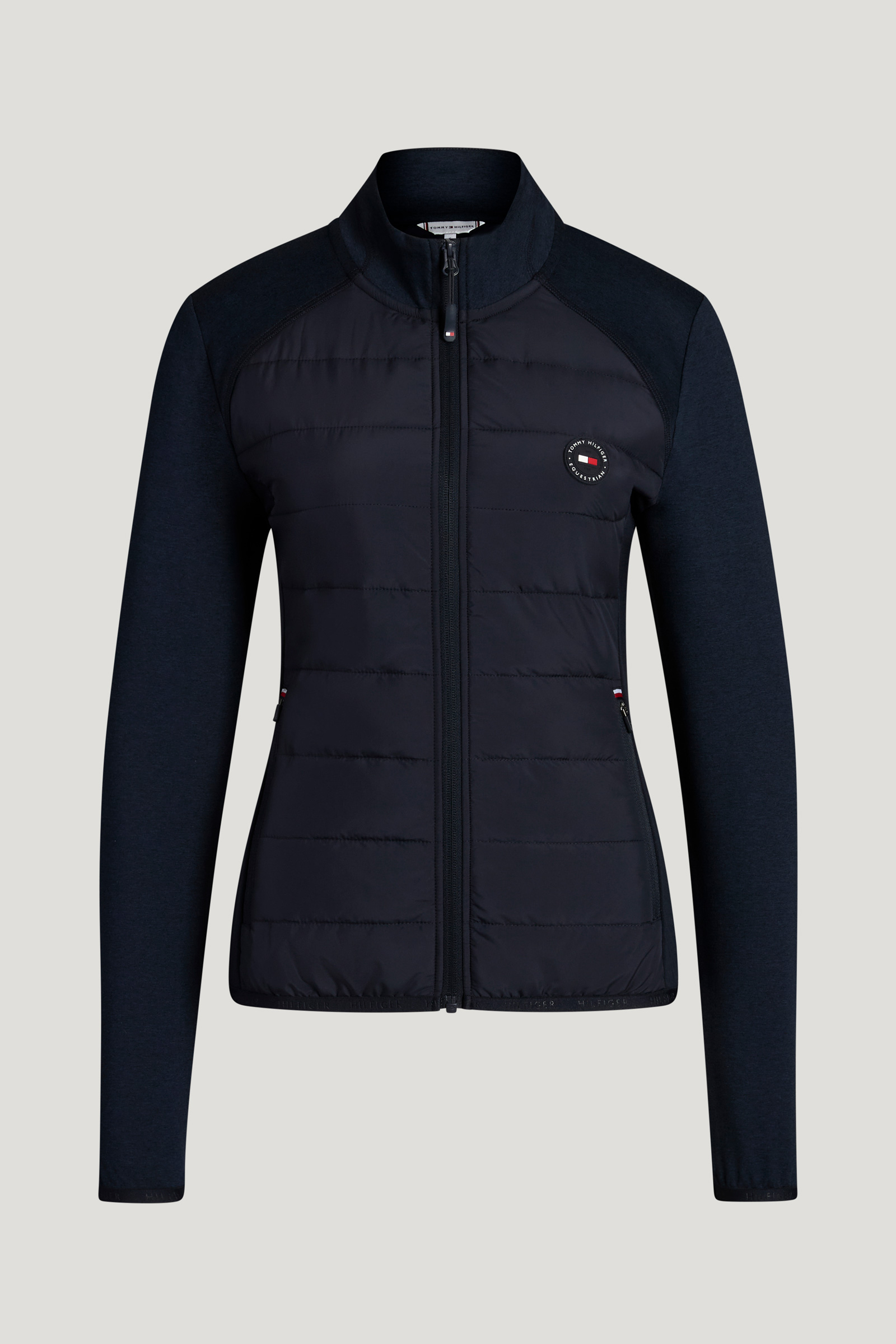 Tommy Hilfiger Equestrian Napa chaqueta h&iacute;brida para mujer