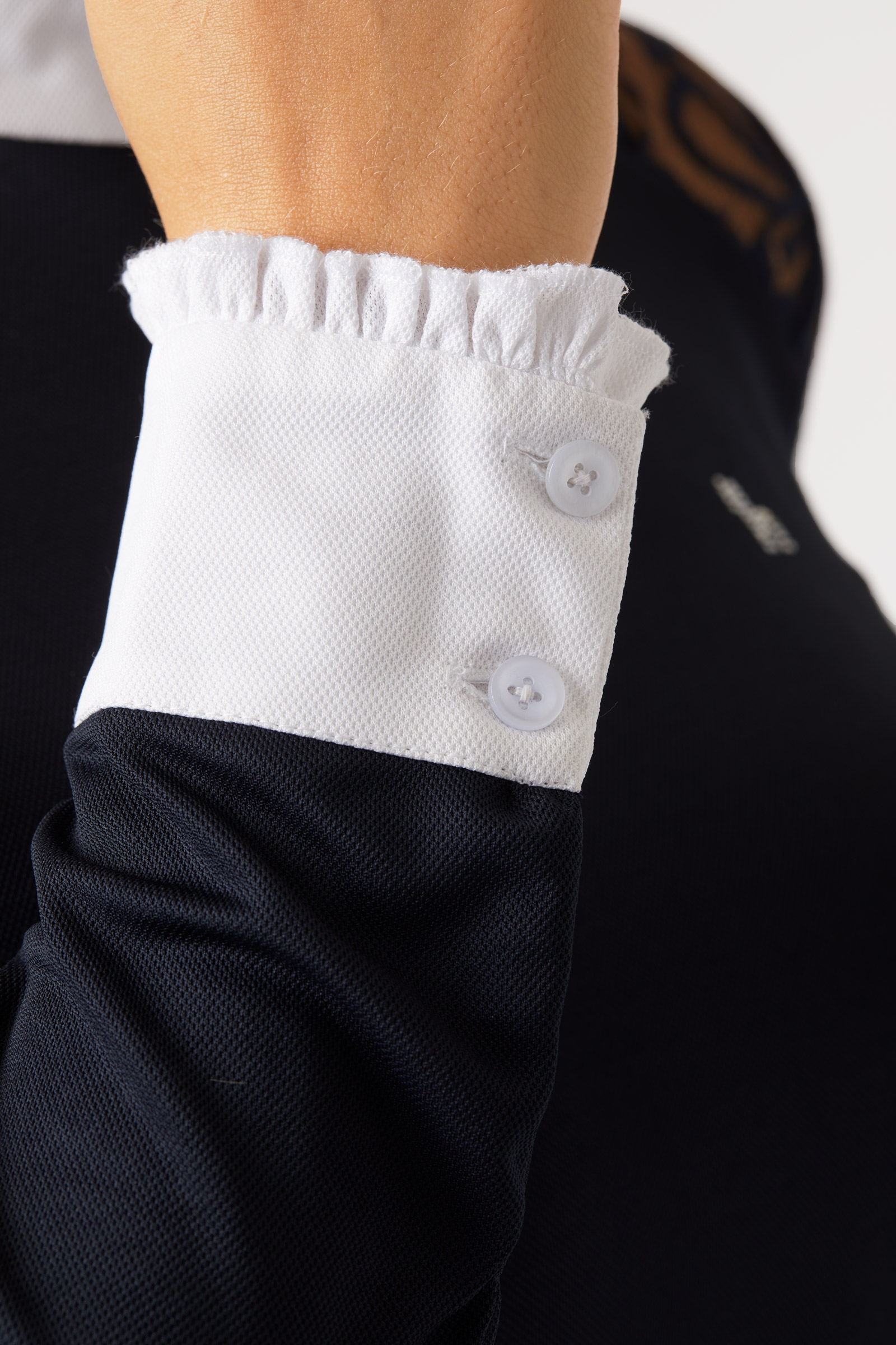 Camisa de Concurso de Encaje y Manga Larga para Mujer Horze Sylvie