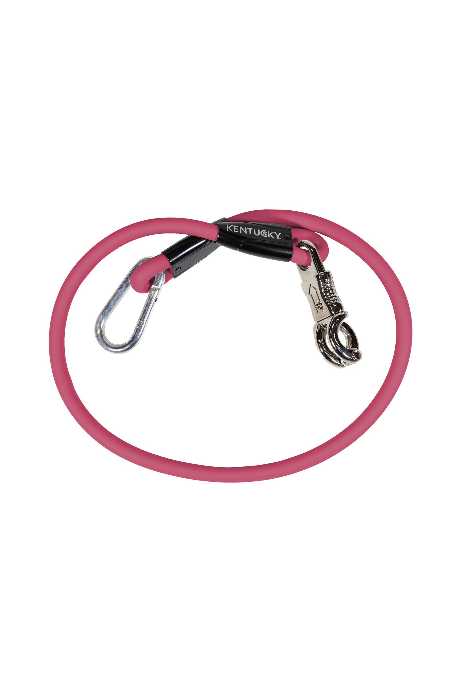 Pink Kentucky Horsewear ataduras de cuadra y cross ties de silicona  