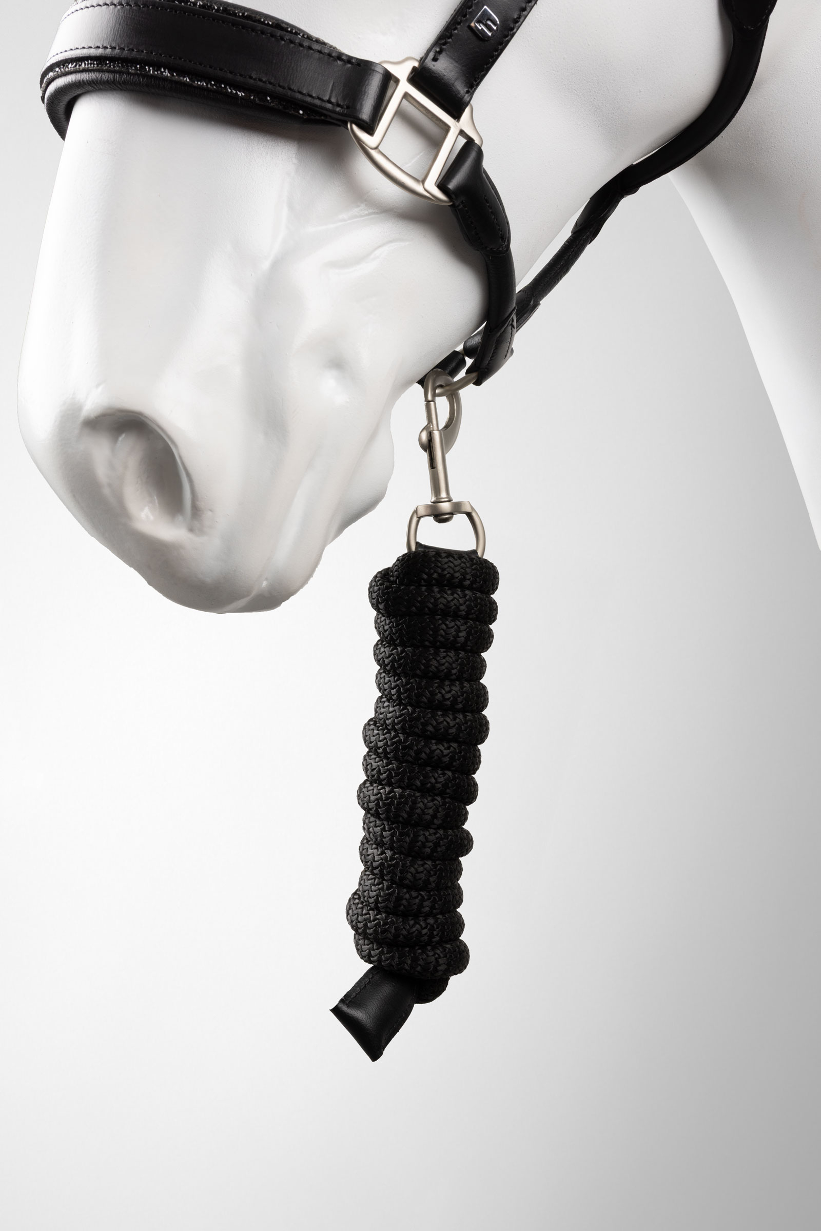 Horze Dynasty Cabezada de cuadra de cuero & ramal set