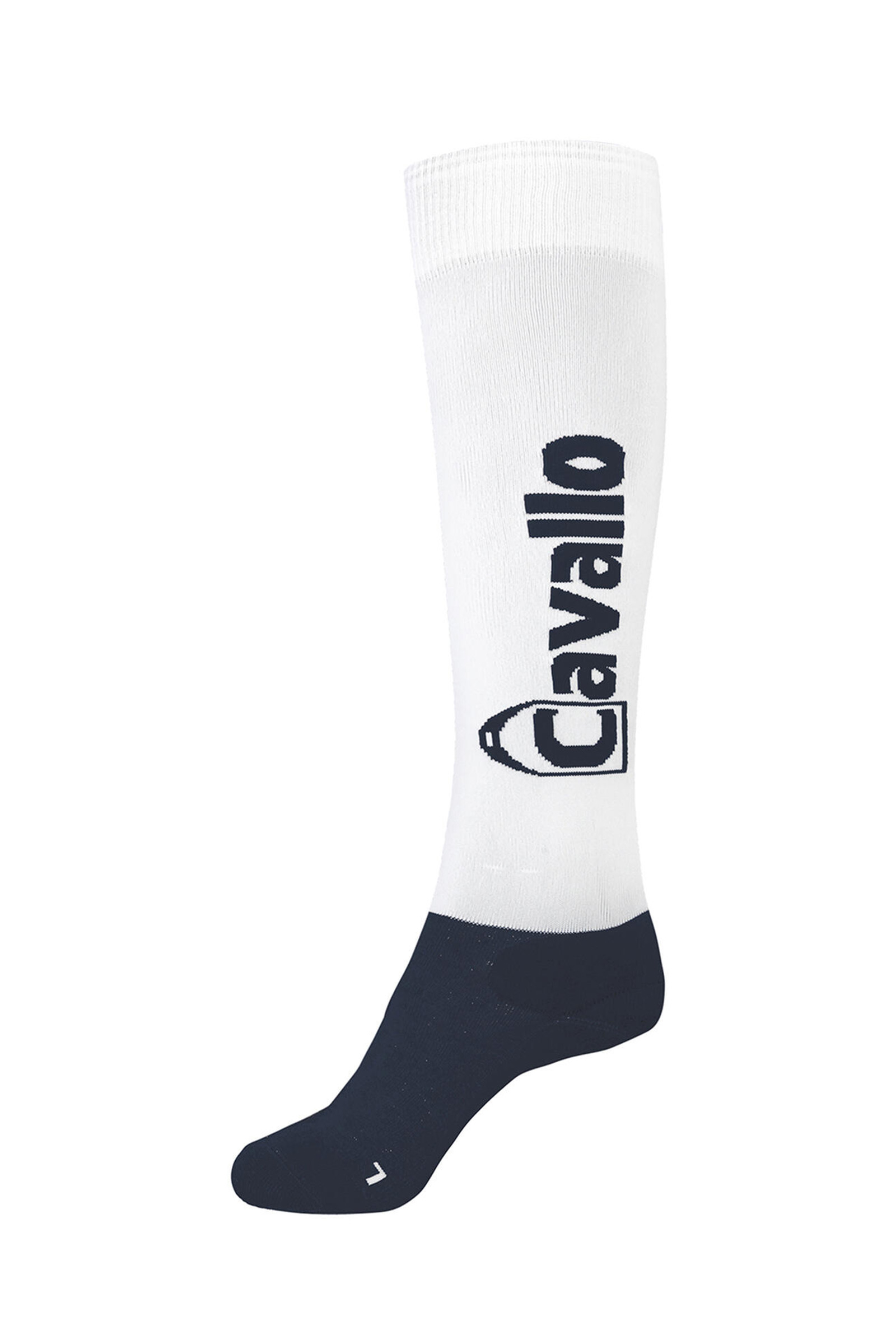 White/Dark Blue Calcetines hasta la rodilla Cavallo CavalSimo