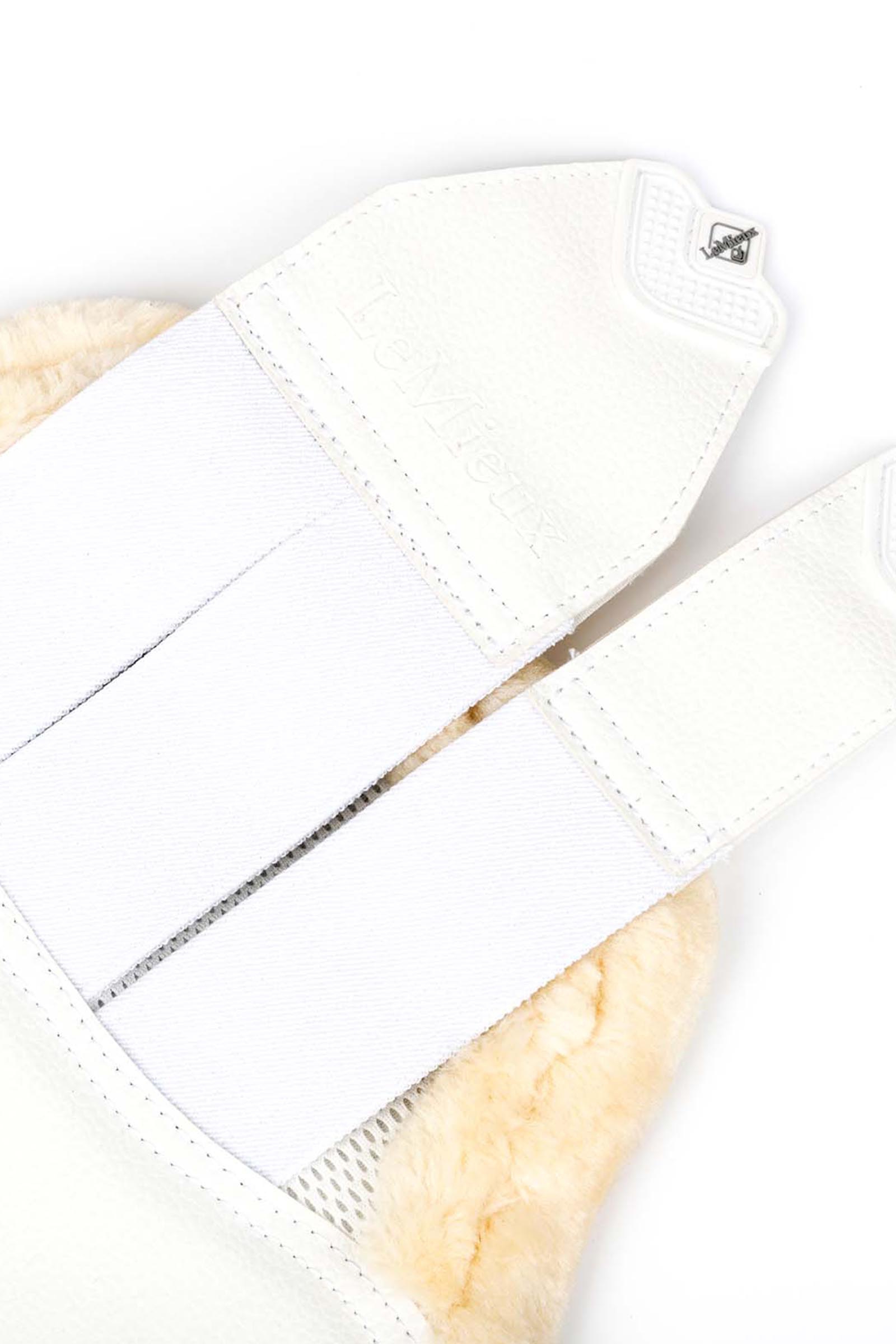 LeMieux Protectores caballos de malla con ribete de forro polar