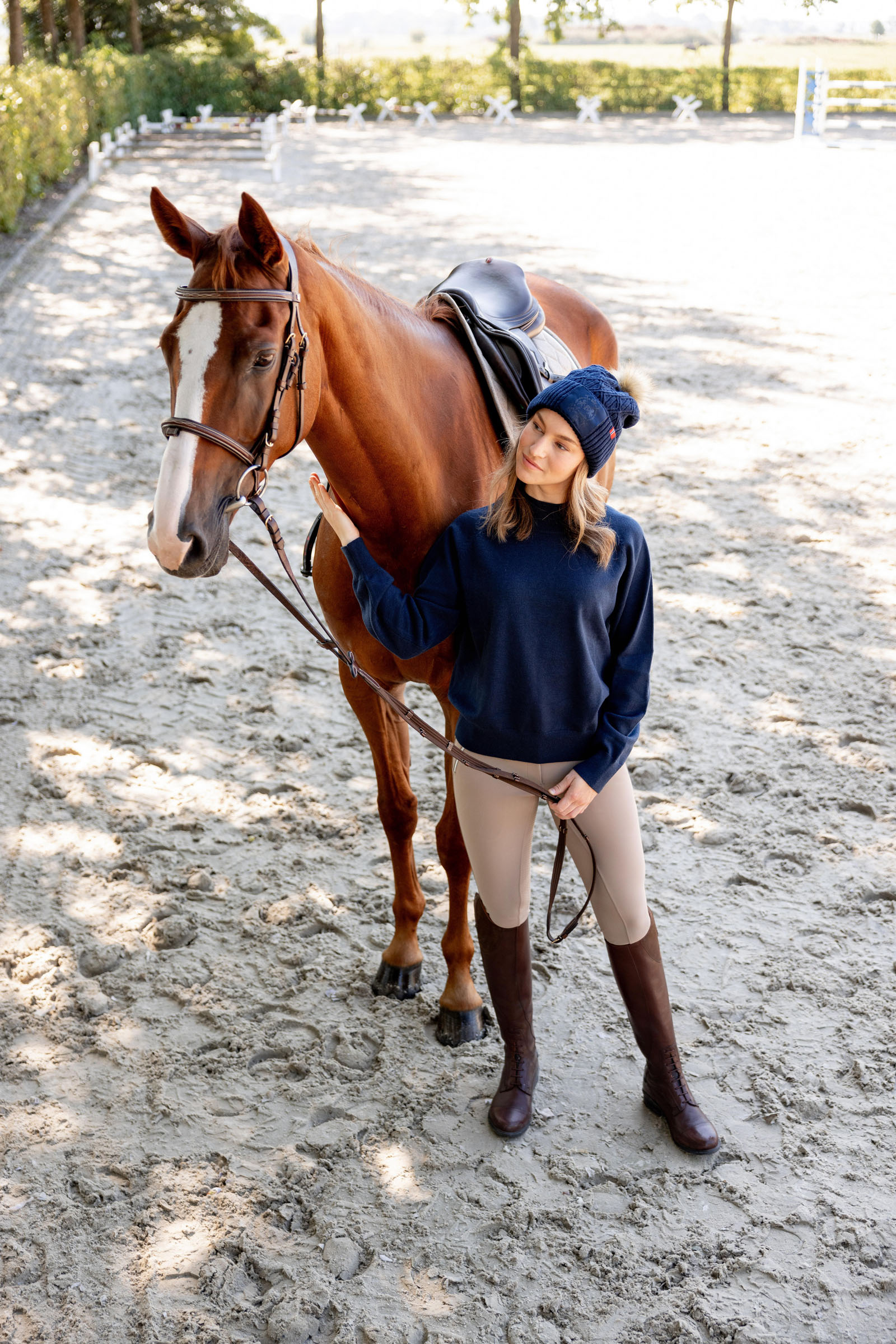 B Vertigo Faye Suéter de mezcla de lana