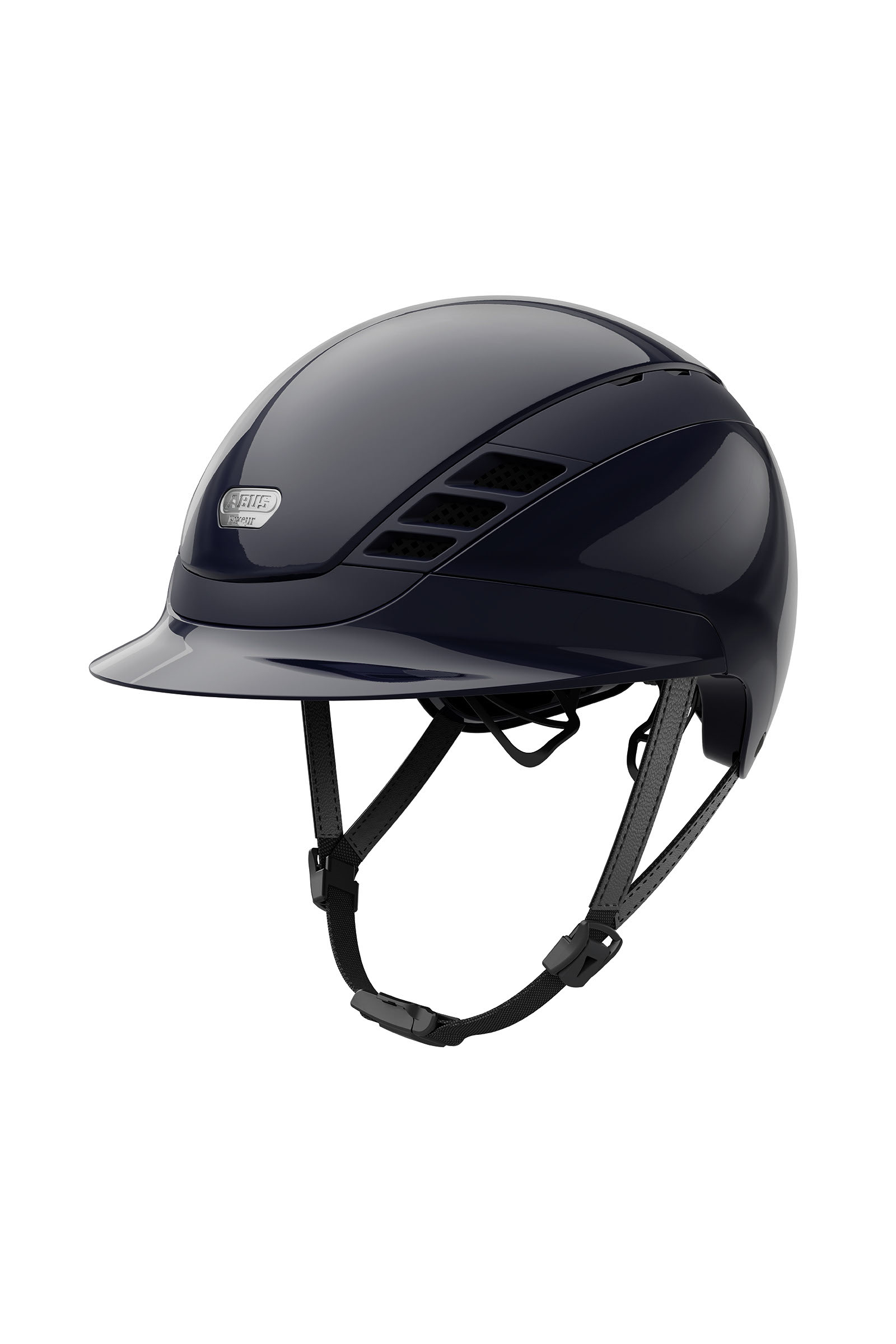 Dark Blue/ Shiny Abus Pikeur AirLuxe Pure Casco de Equitaci&oacute;n