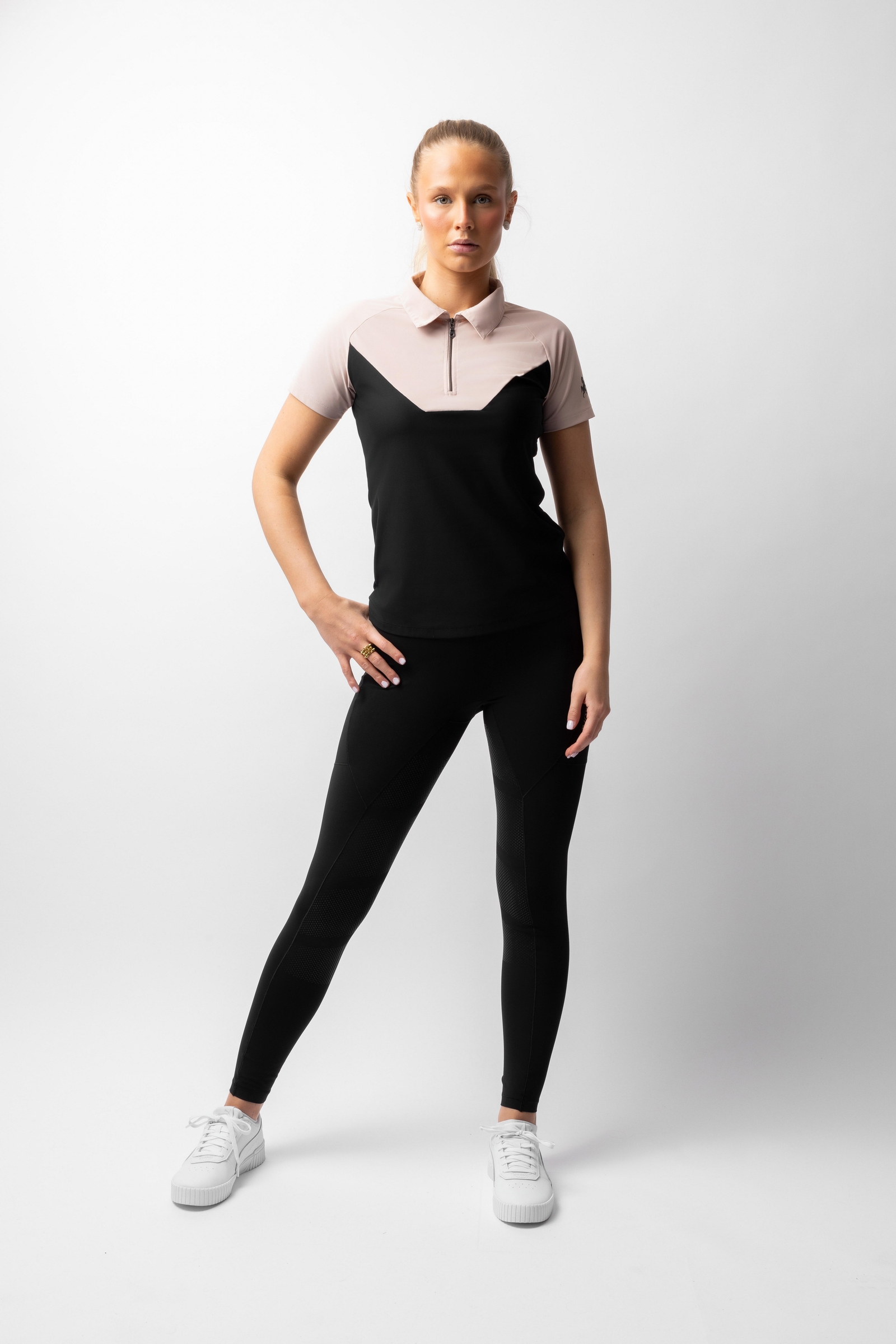 B Vertigo Giselle polo bicolor para mujer  