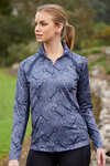 Camisa Capa Base 1/4 Cremallera para Mujer Ariat Sunstopper 2.0