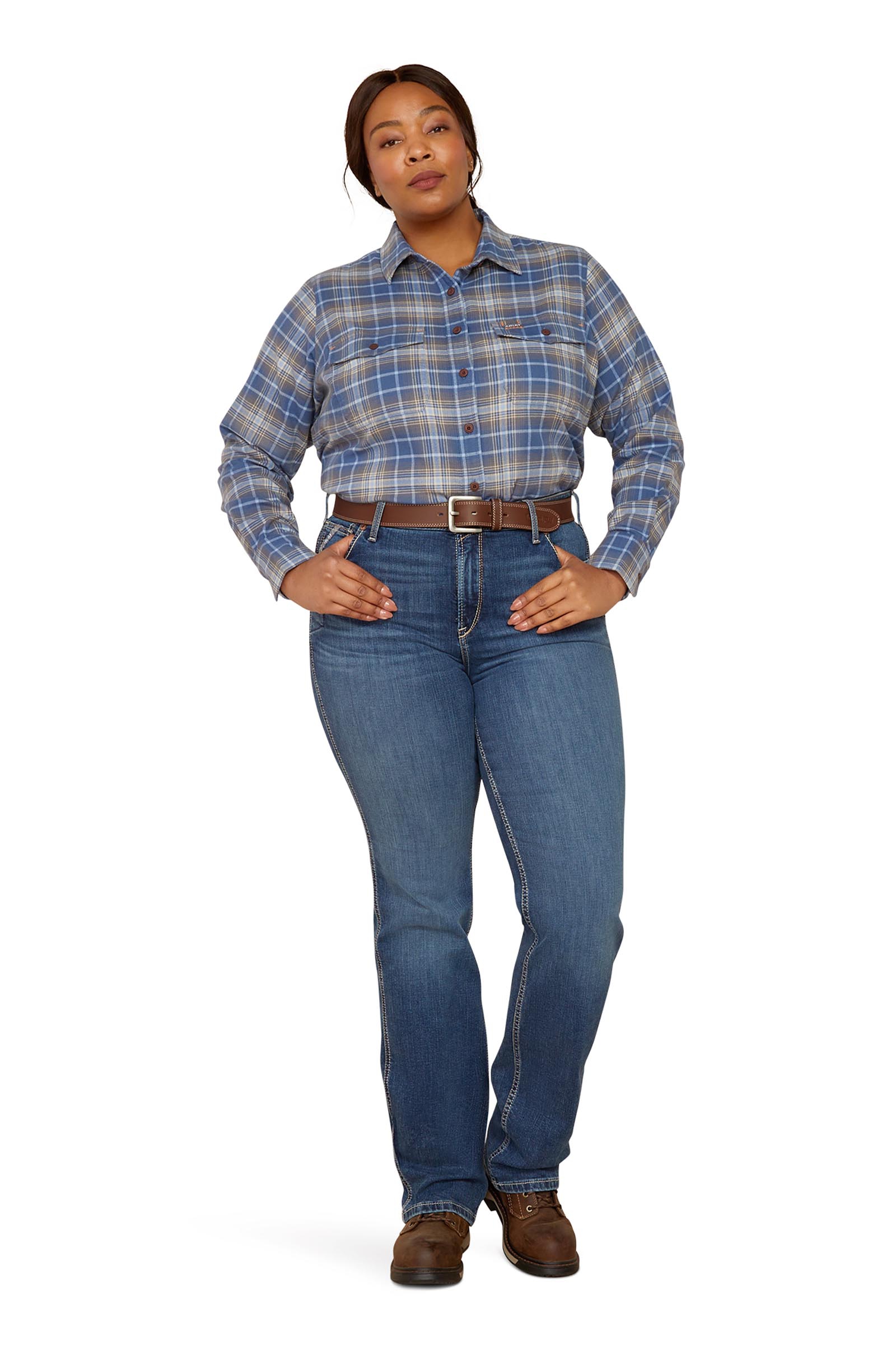 Ariat Rebar HR Riveter Straight Vaqueros rectos para mujer