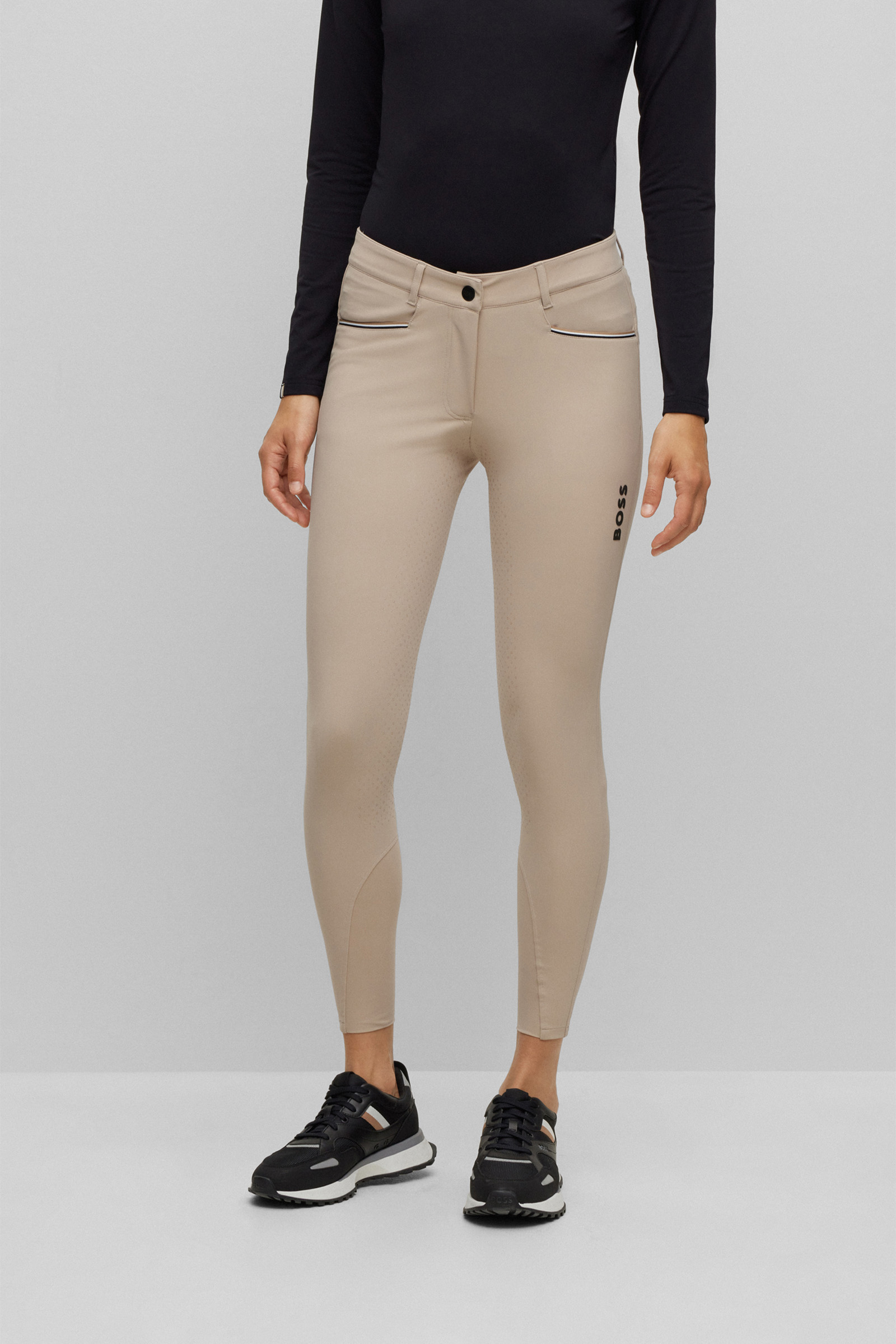 Pantalones cortos Boss Heather con agarre completo para mujer