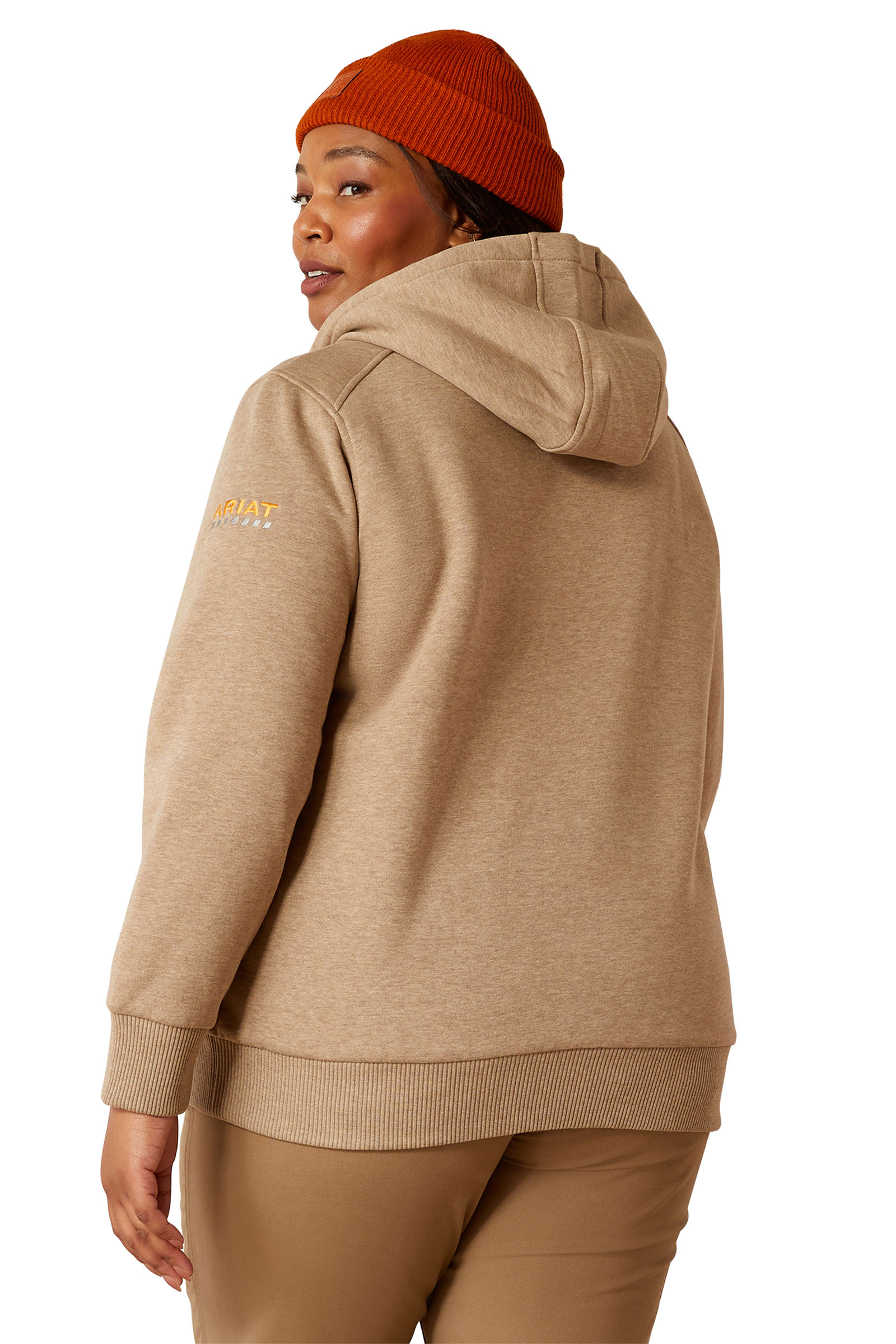 Ariat Rebar Sudadera sherpa para mujer con cremallera para todo clima