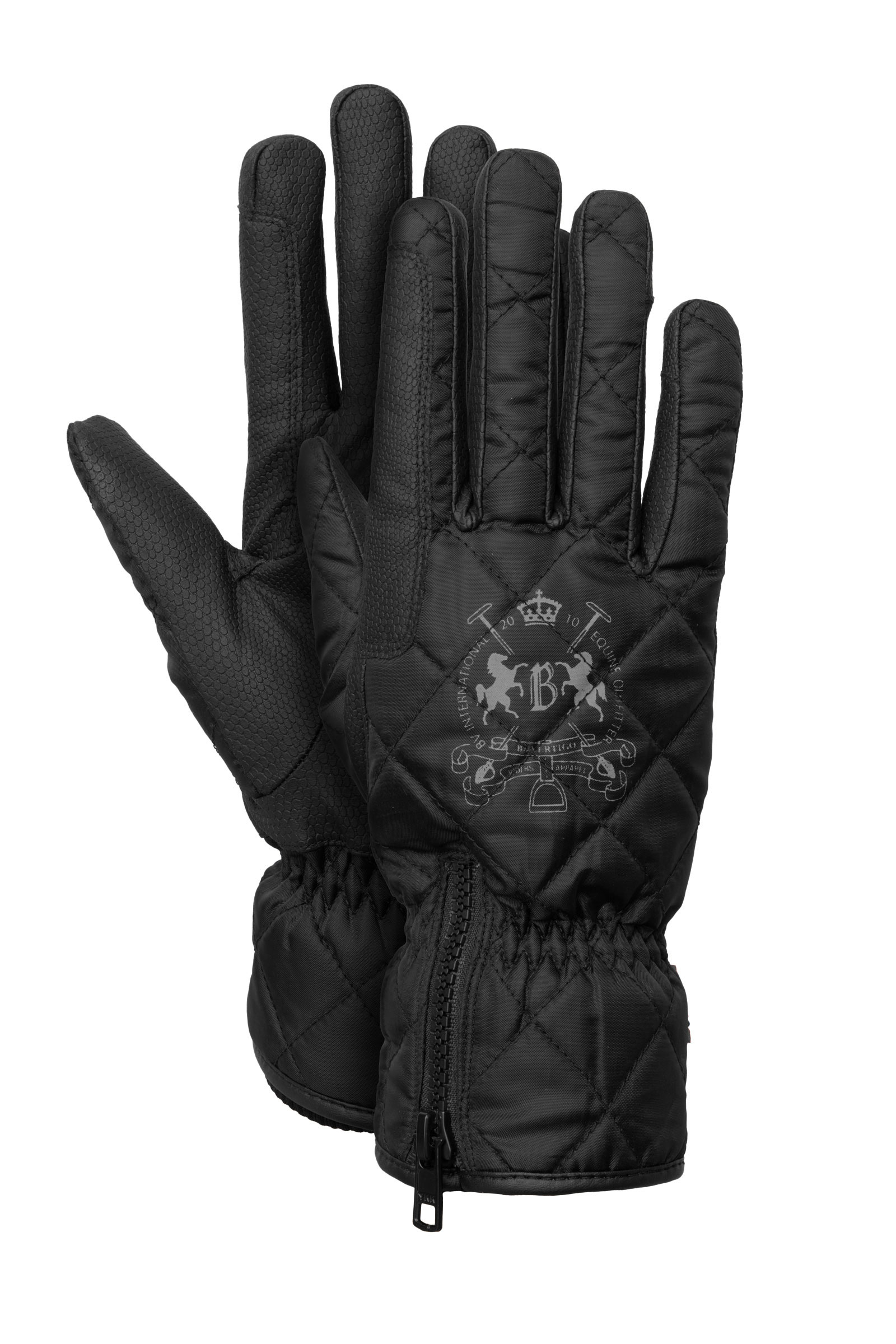 Black beauty B Vertigo Onyx Guantes de montar impermeables y acolchados