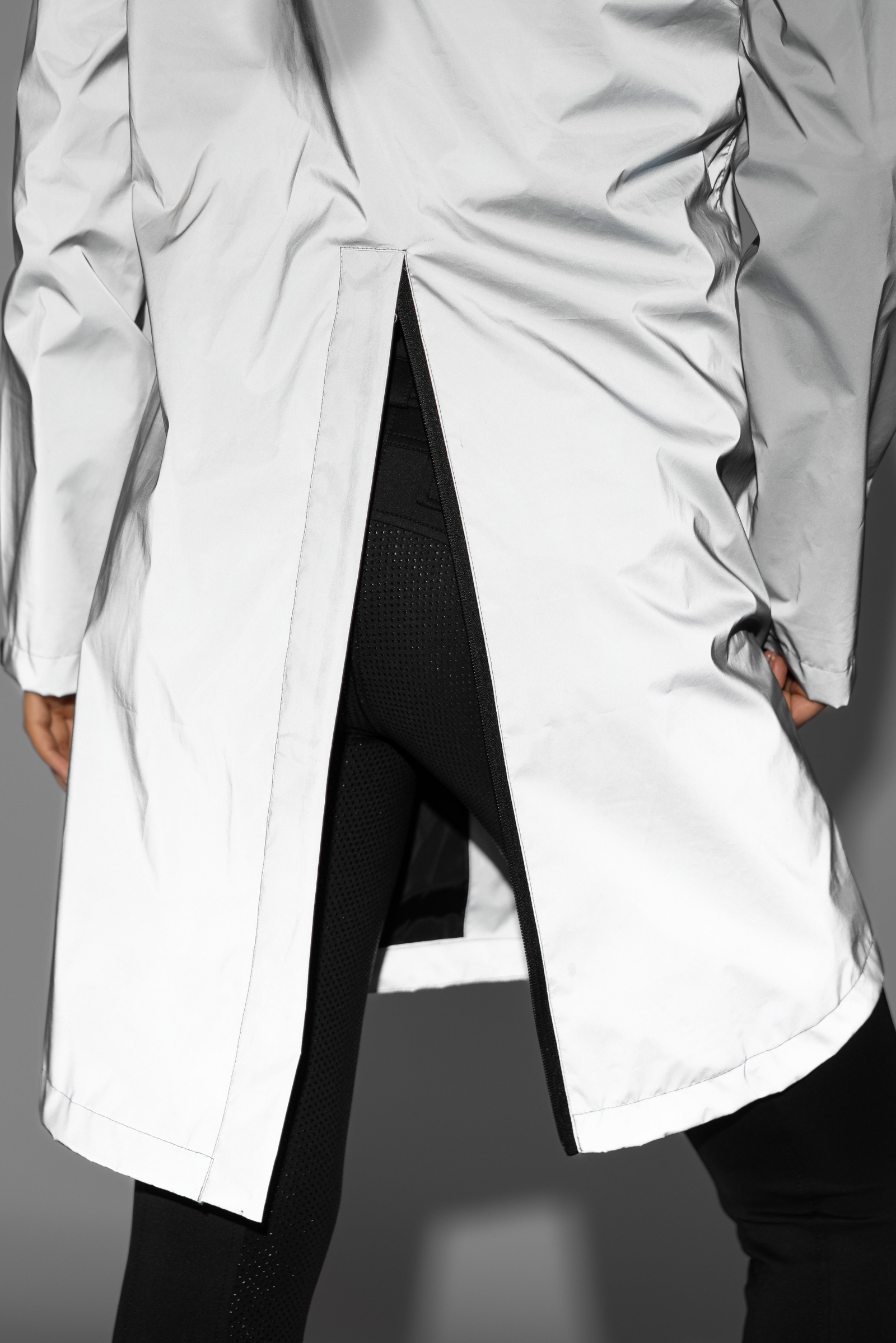 Horze Chaqueta de lluvia reflectante para mujeres