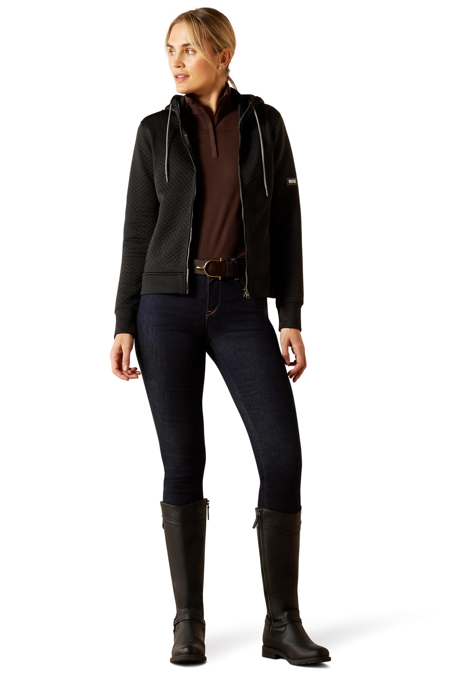 Ariat Radiance sudadera con capucha y cremallera para mujer