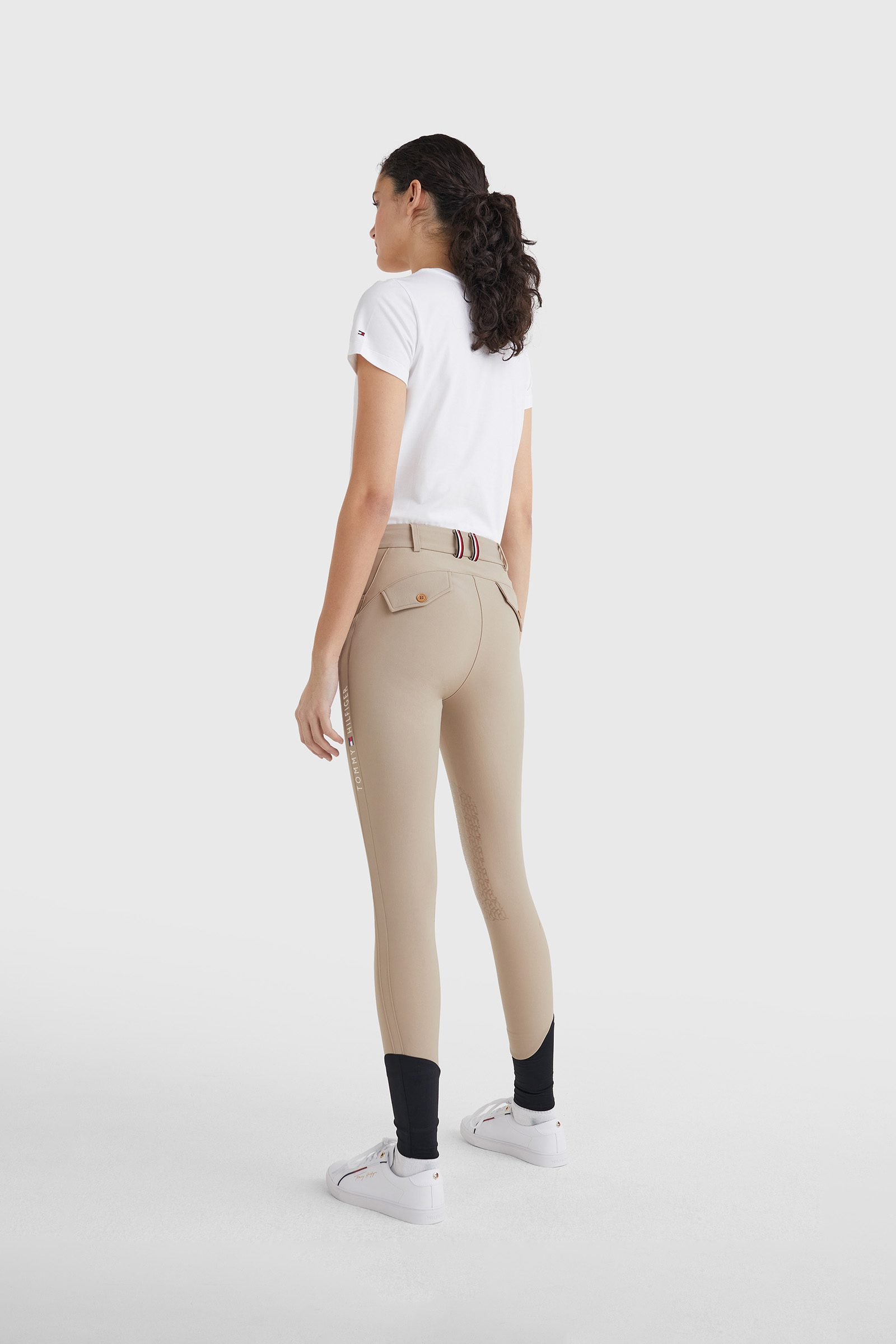 Pantal&oacute;n Tommy Hilfiger Equestrian Classic para mujer con agarre en la rodilla