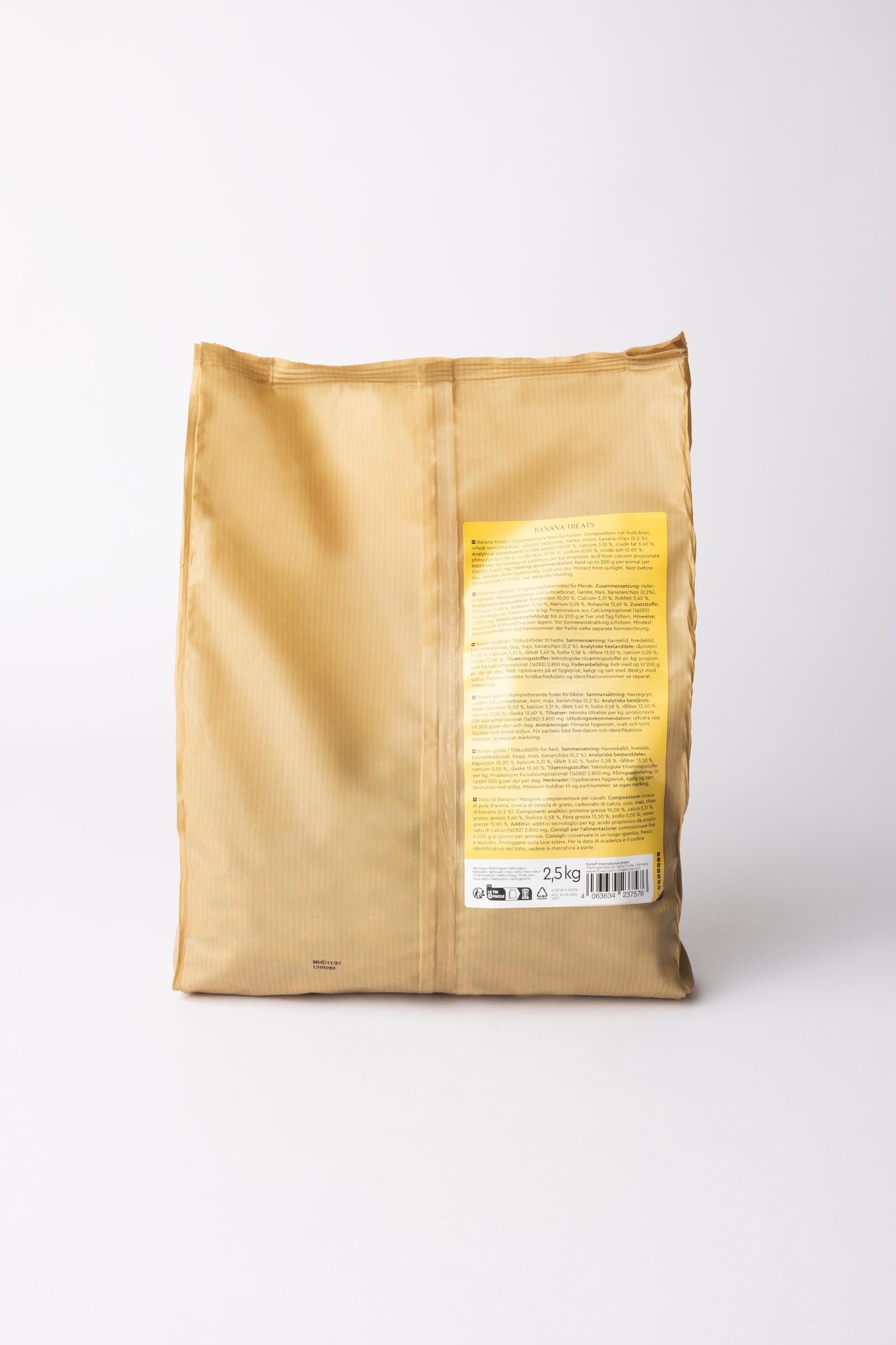 Galletas Pl&aacute;tano Horze, Golosinas 2,5kg