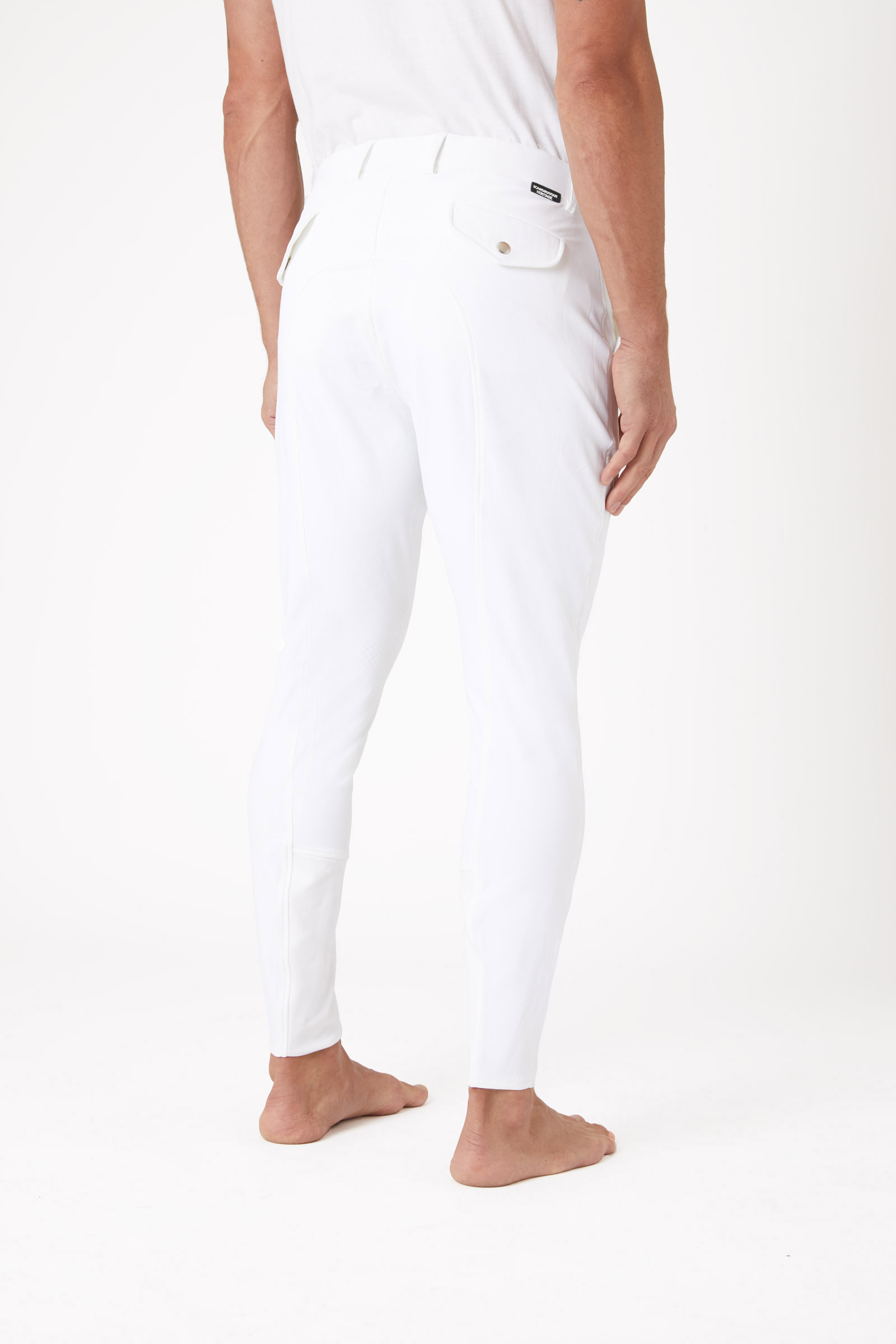 Horze Grand Prix pantalones de equitaci&oacute;n para hombre con refuerzo de rodilla de silicona