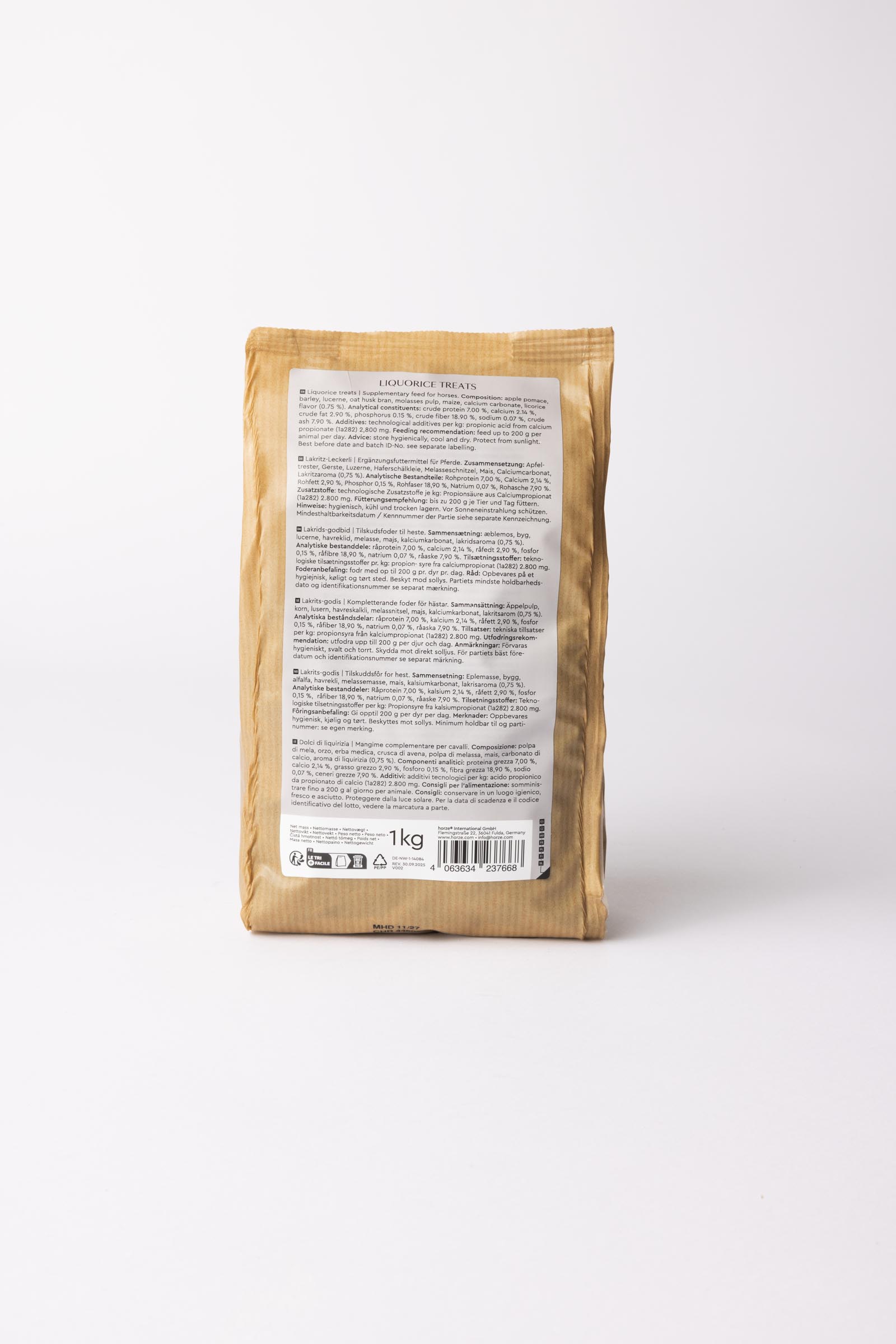 Galletas Regaliz Horze, Golosinas 1kg