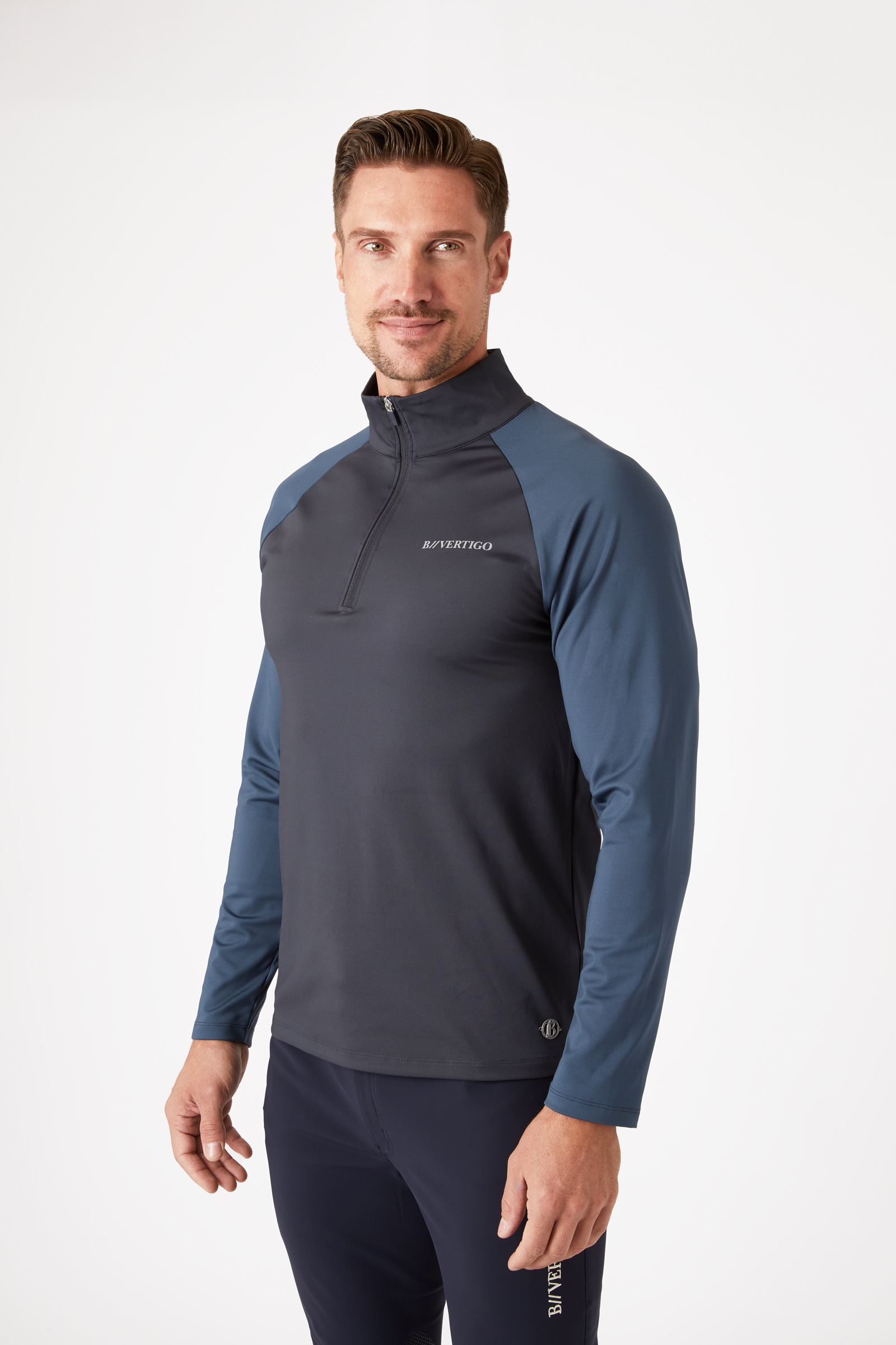 Camisa de Entrenamiento con Cremallera para Hombre B Vertigo Edmund