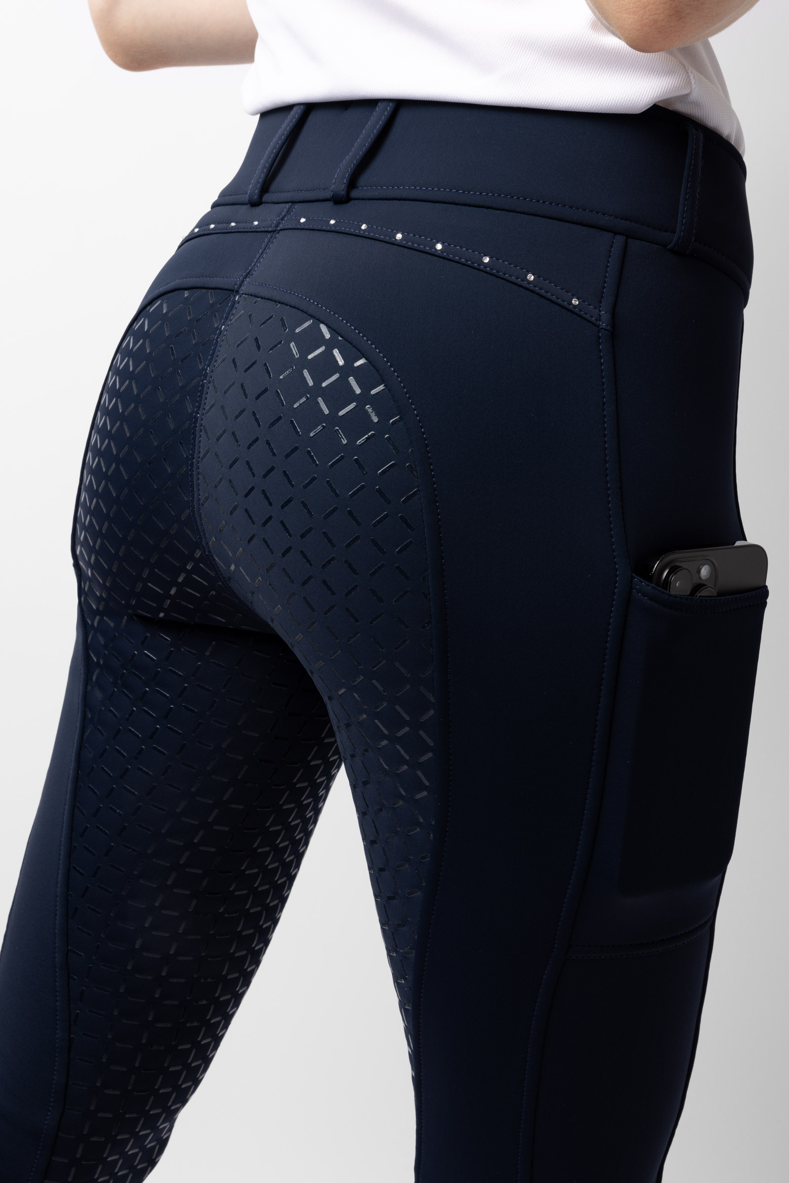 Horze Macy pantalones de montar t&eacute;rmicos con grip completo