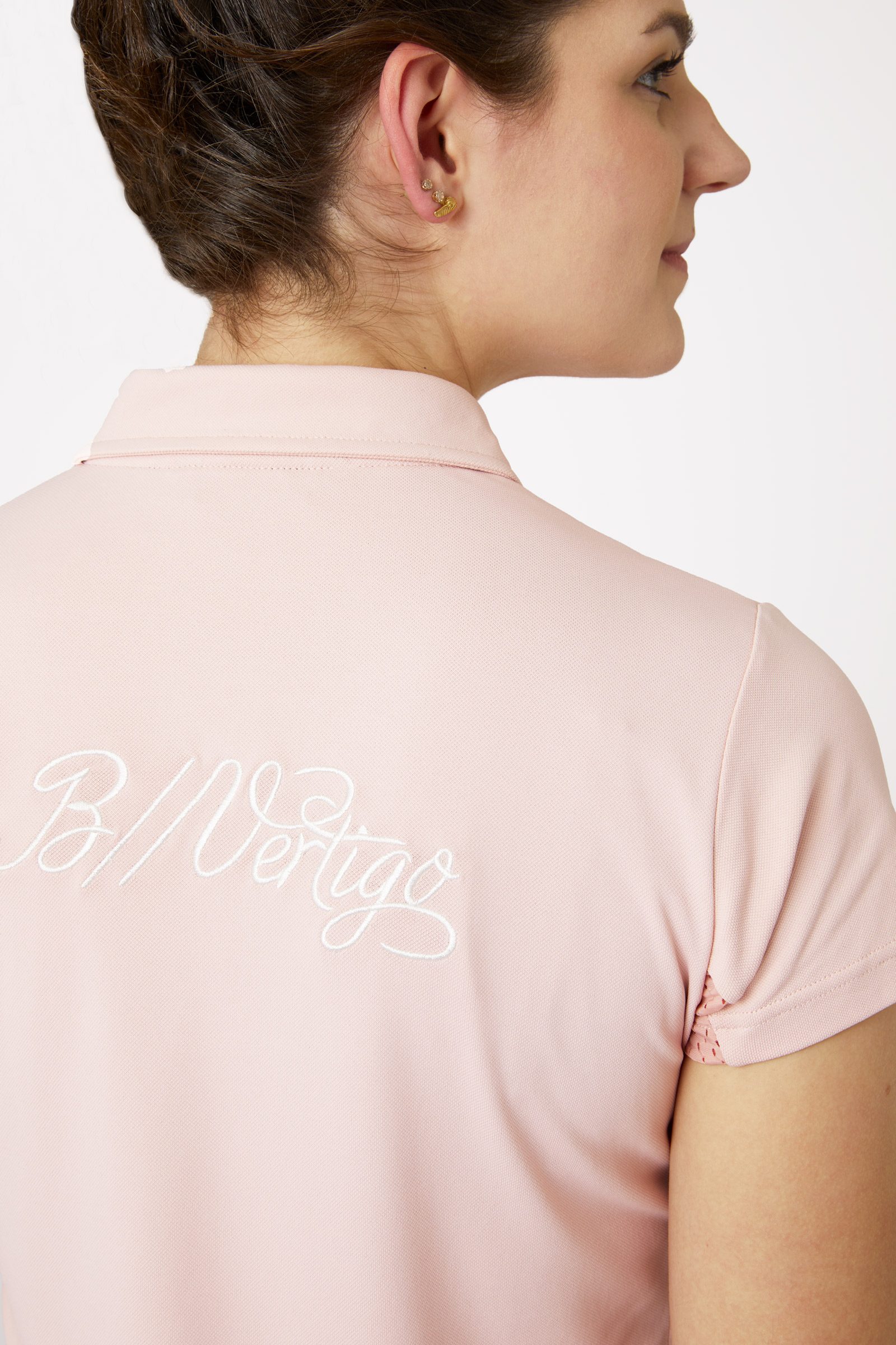 Camisa Polo de Manga Corta para Mujer B Vertigo Claudine