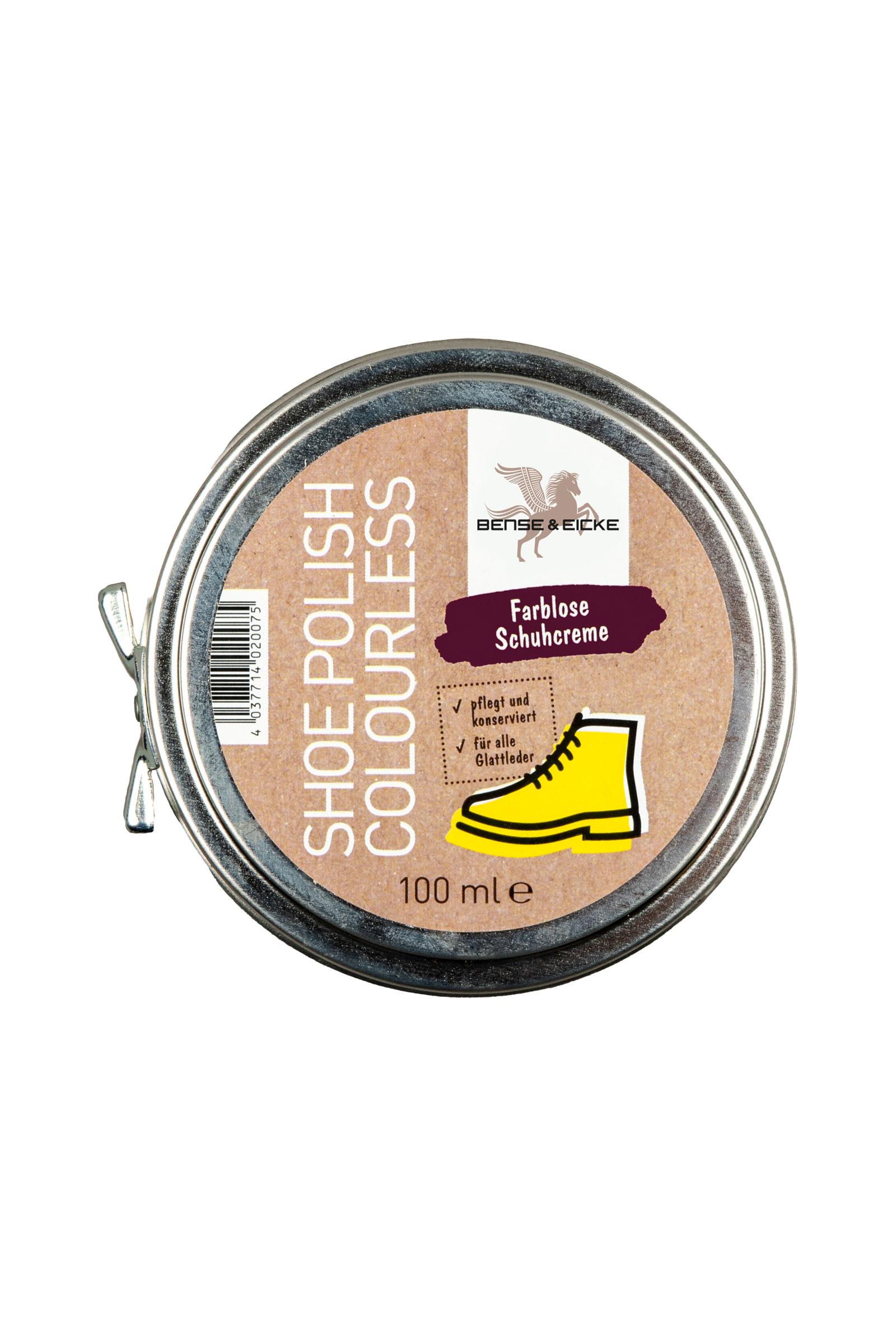 Clear Bense & Eicke Betún para zapatos, 100 ml