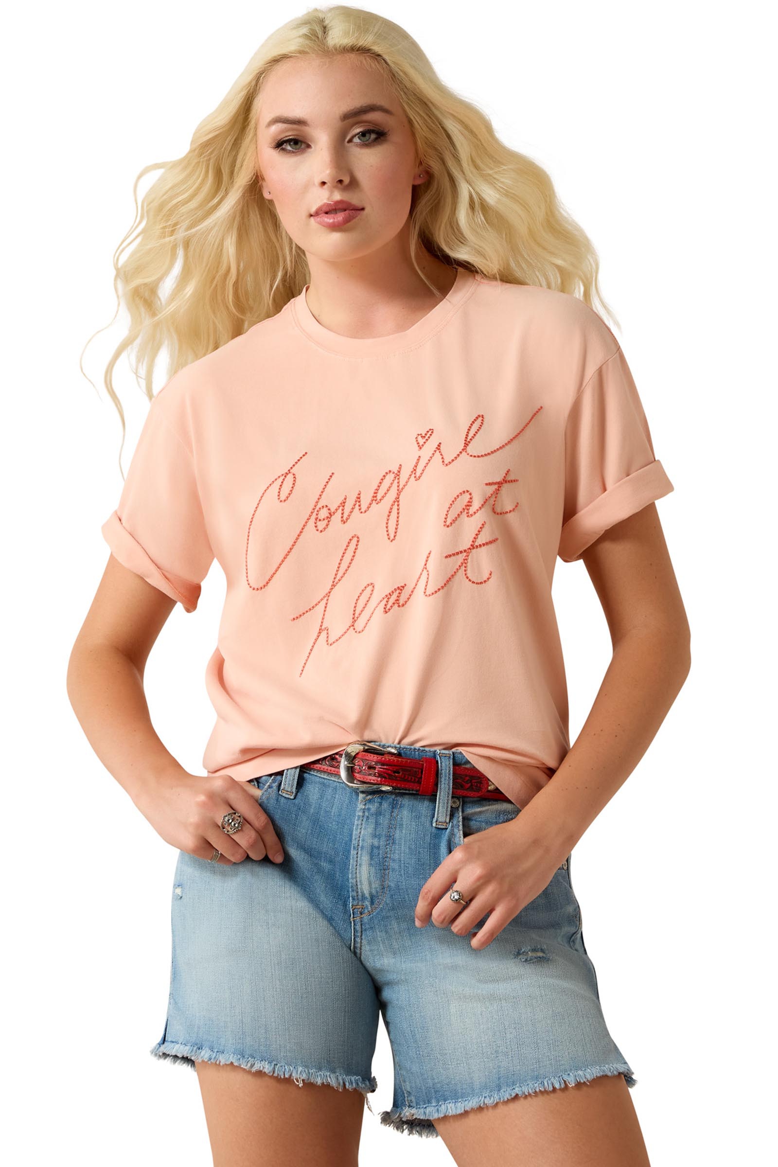 Ariat Mujer Cowgirl at Heart camiseta