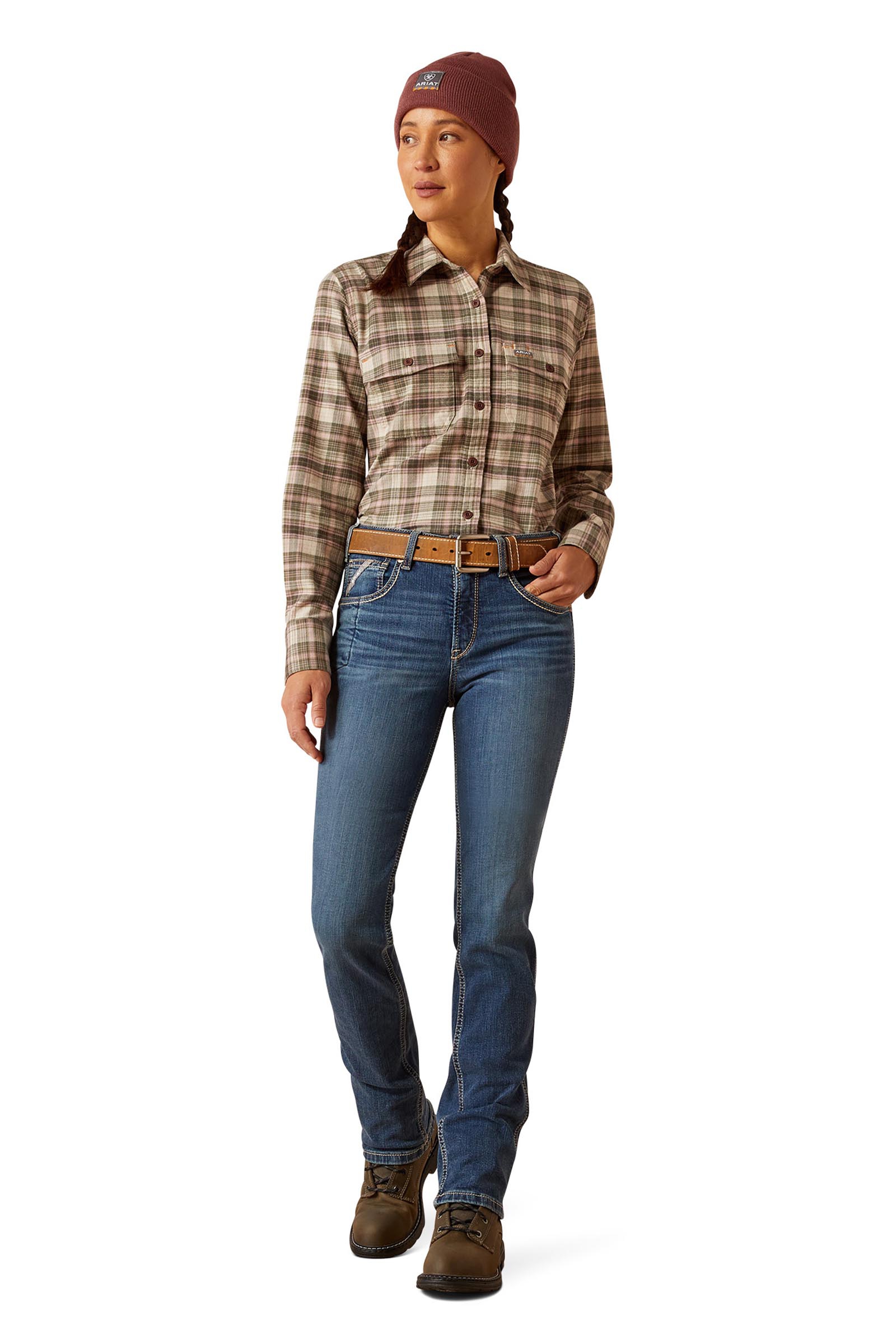 Ariat Rebar HR Riveter Straight Vaqueros rectos para mujer