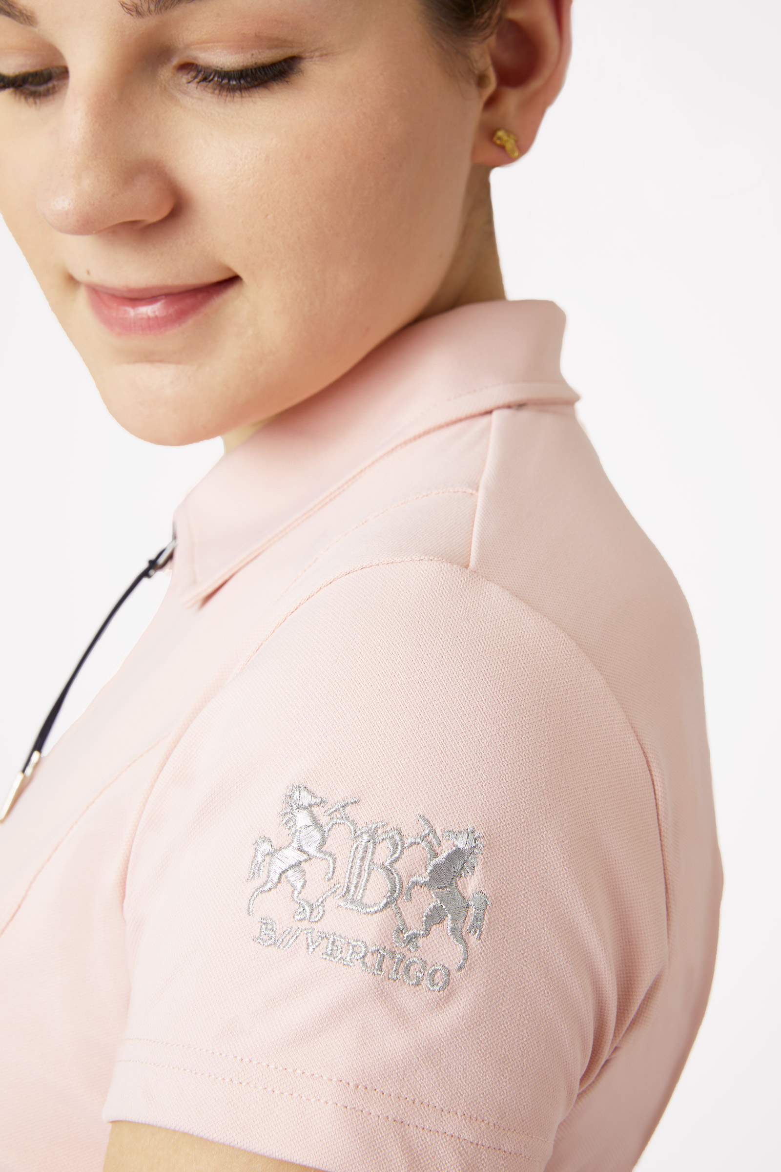 Camisa Polo de Manga Corta para Mujer B Vertigo Claudine