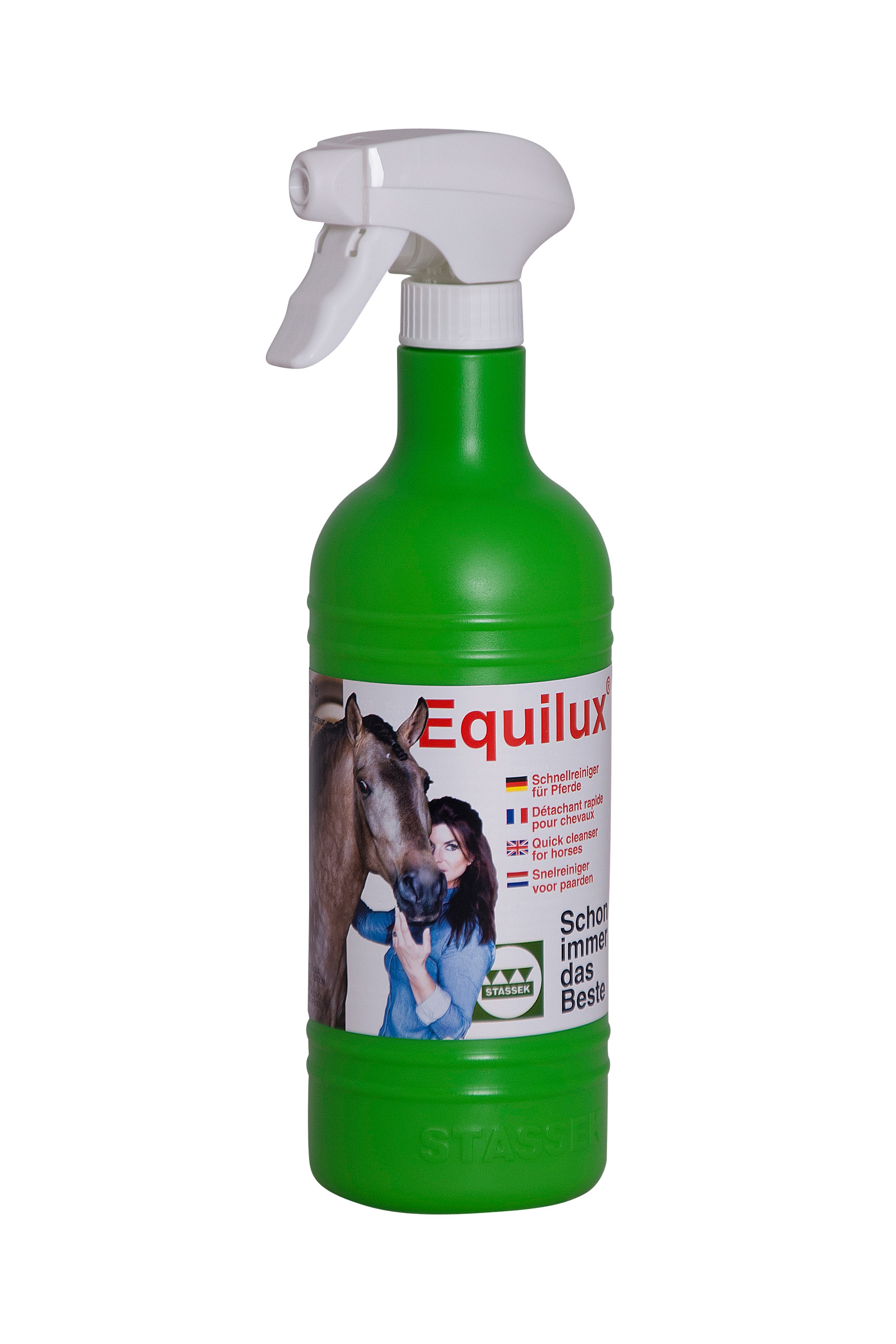 Stassek Equilux Limpiador rápido para caballos, 750 ml