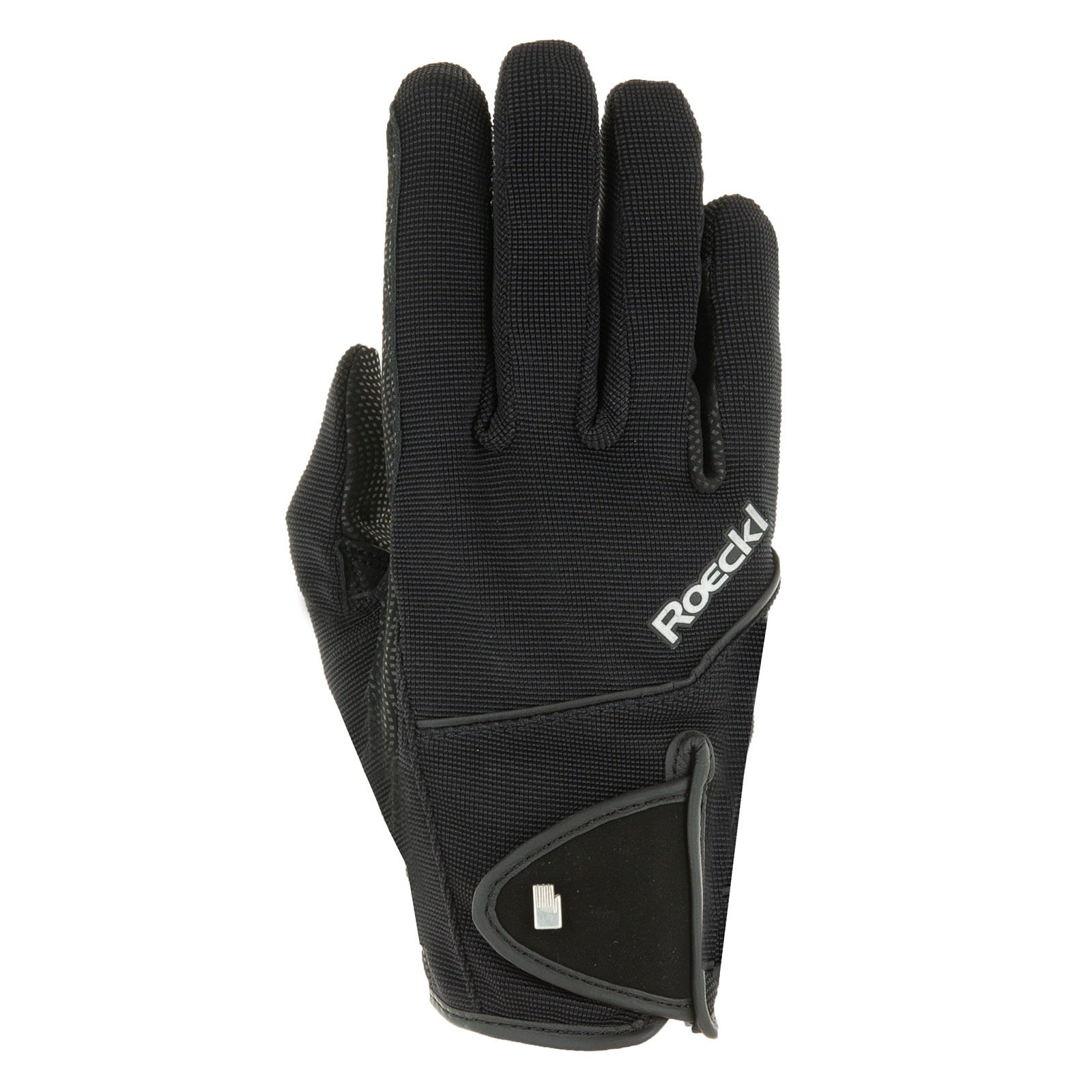 Black Guantes de Equitación Roeckl Milano