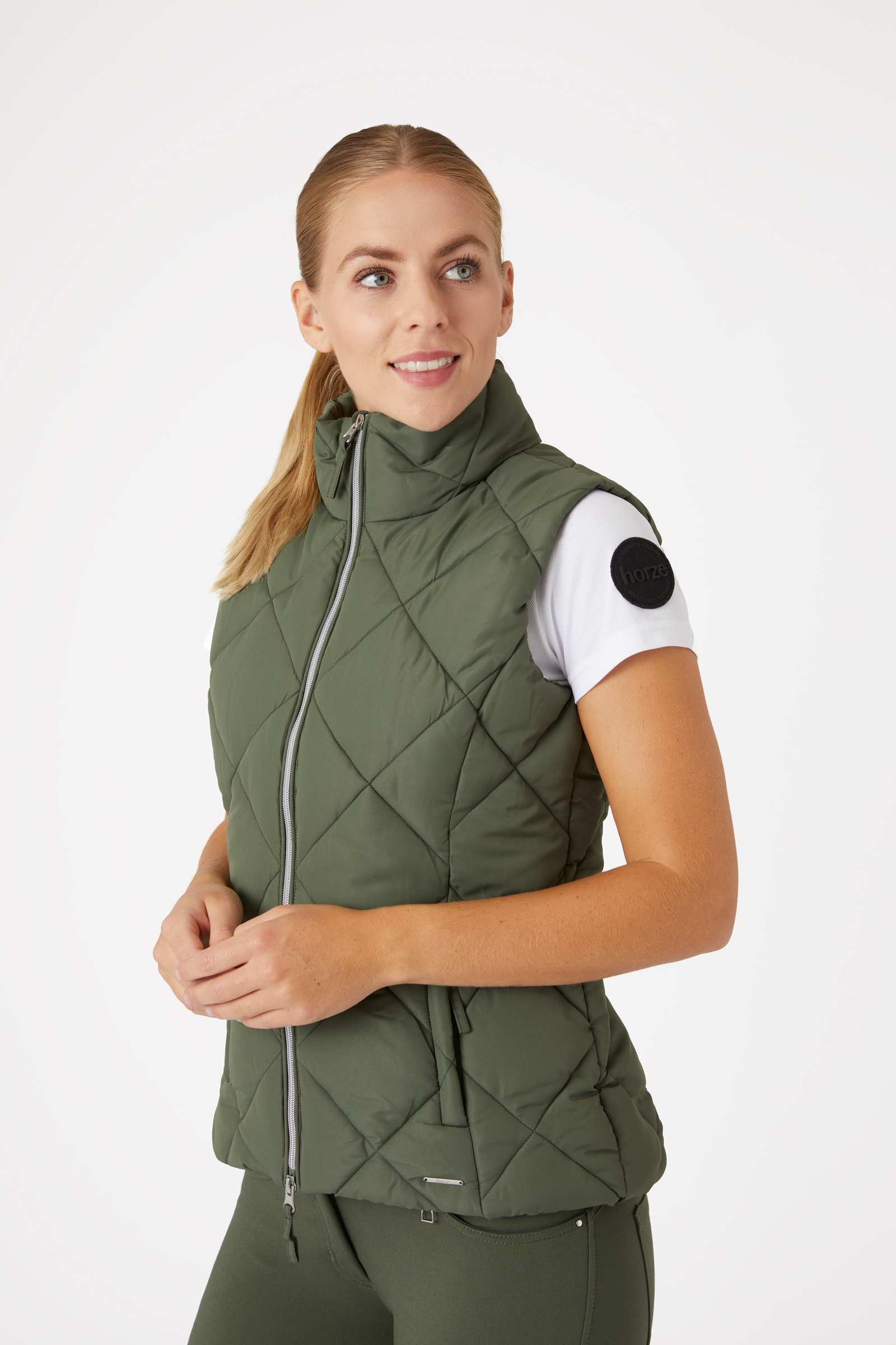 Chaleco de Equitaci&oacute;n Acolchado para Mujer Horze Carola