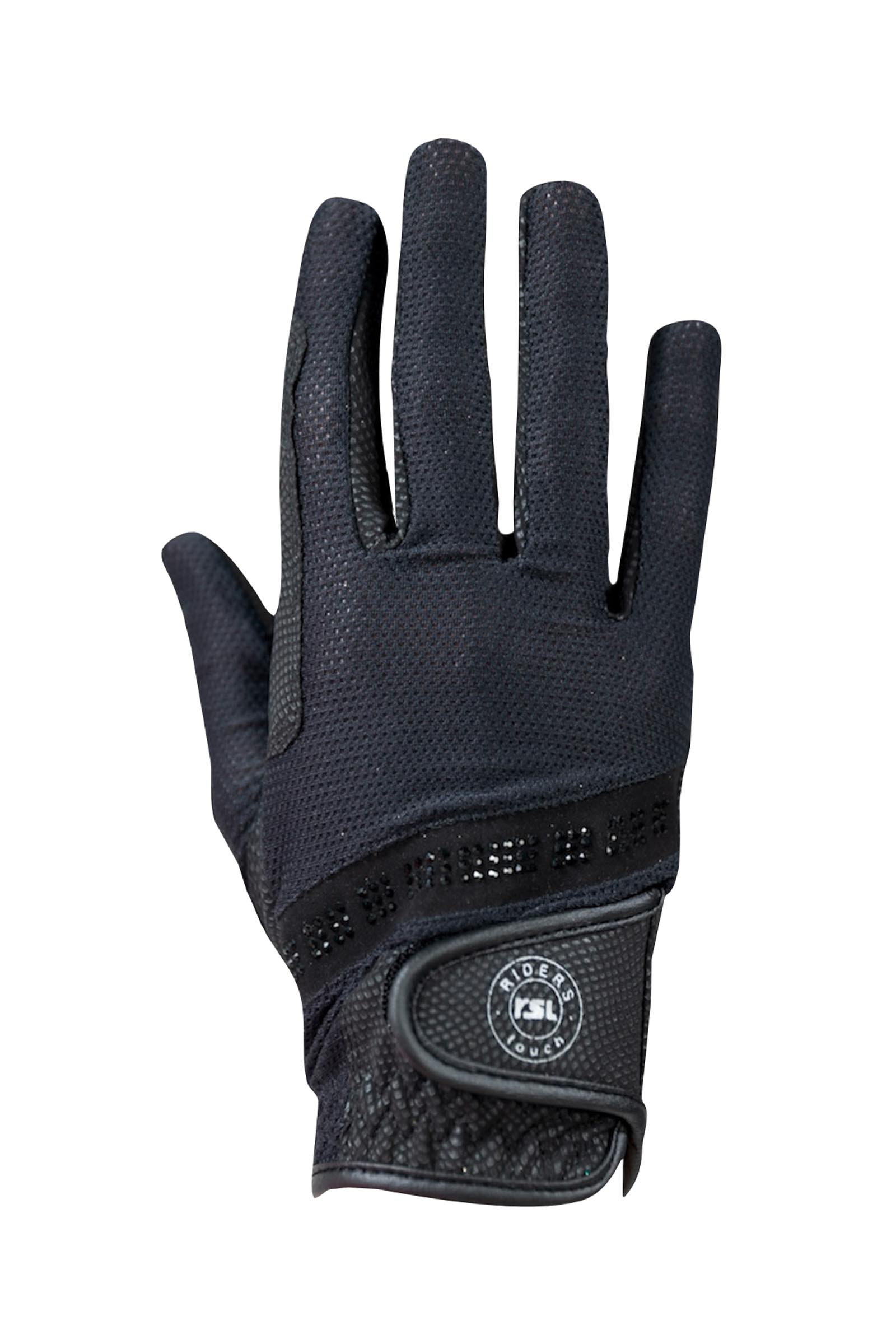 Black RSL Messina guantes de equitaci&oacute;n