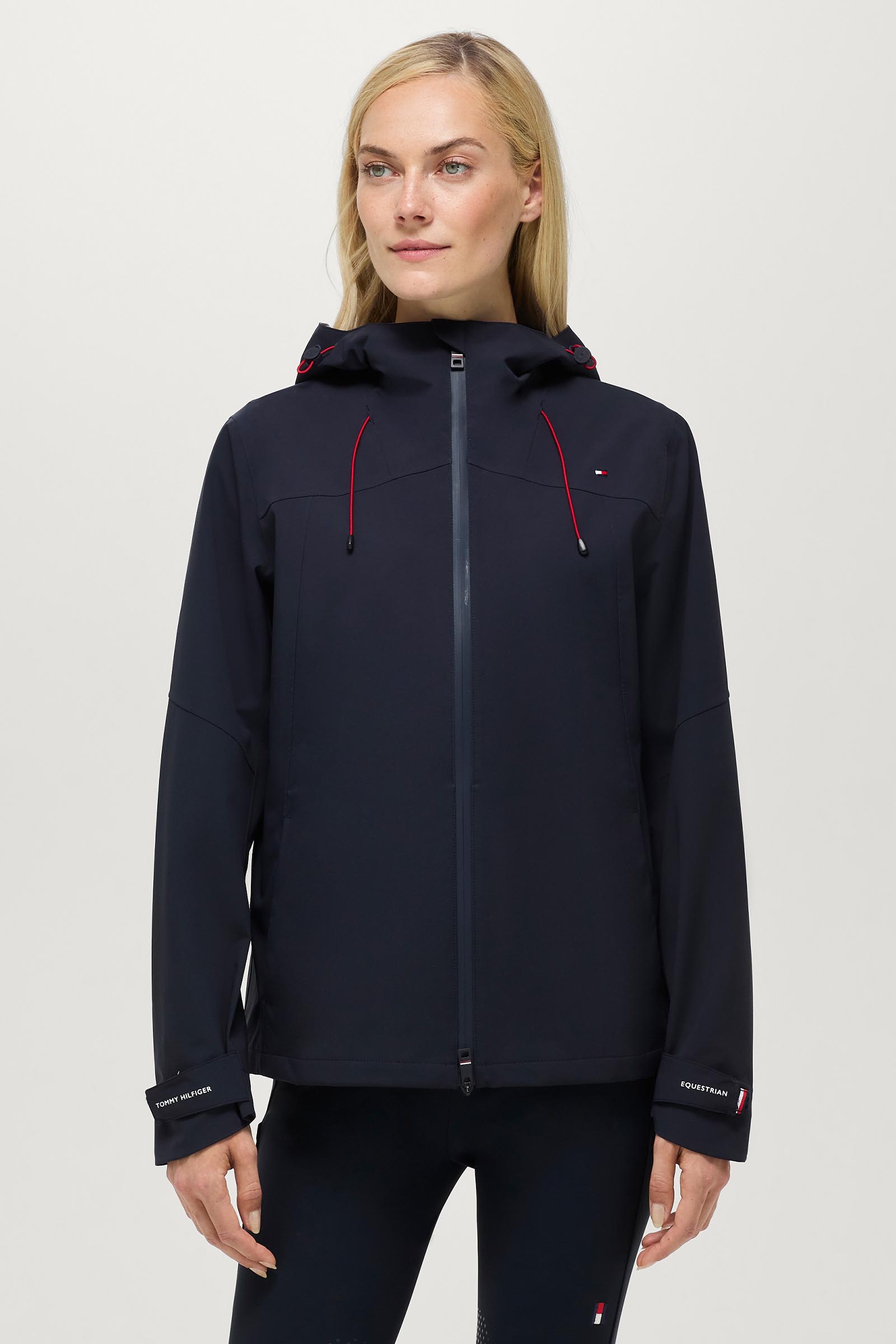 Tommy Hilfiger Equestrian Upland chaqueta impermeable para mujer compatible con airbag
