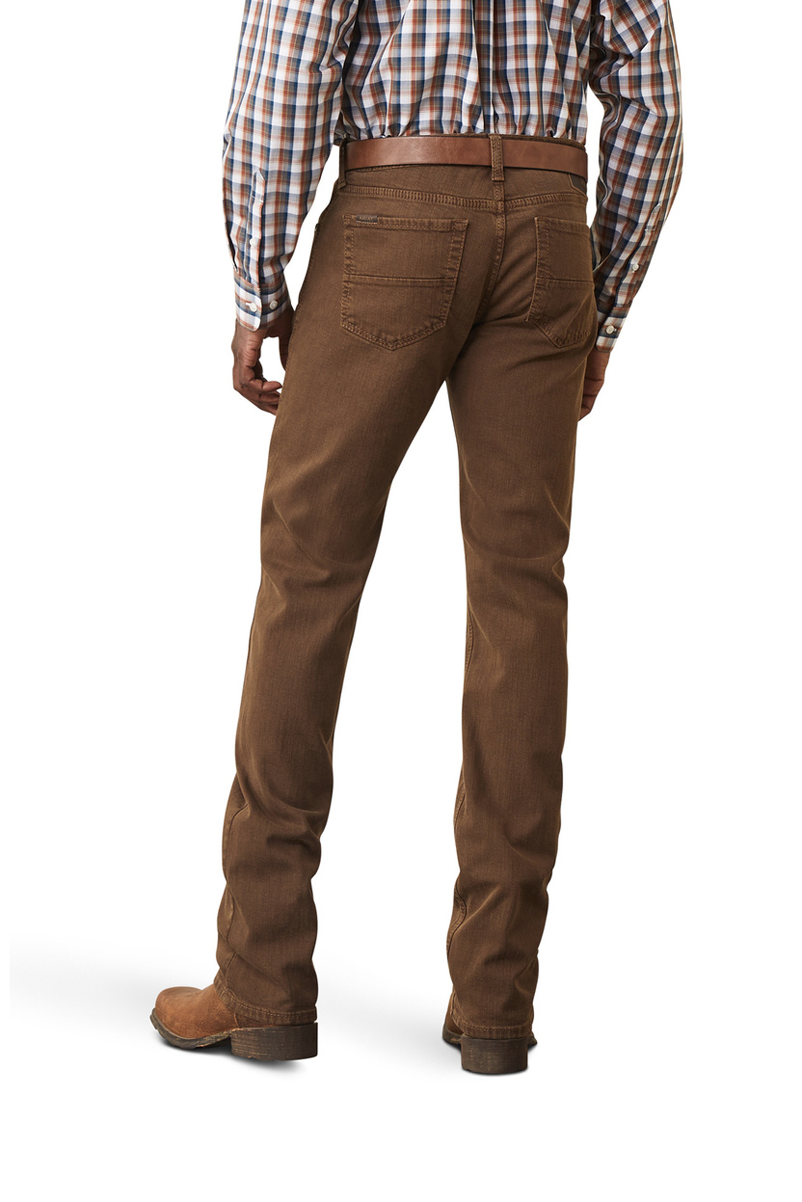 Jeans Ariat M7 Str Grizzly Straight para hombre en color oliva