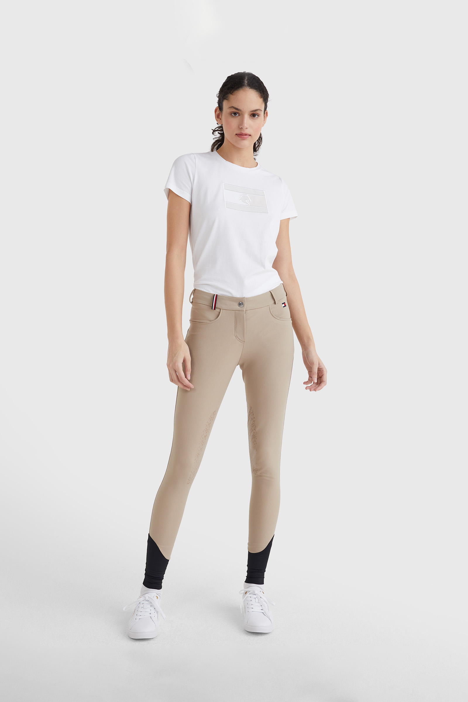 Pantal&oacute;n Tommy Hilfiger Equestrian Classic para mujer con agarre en la rodilla