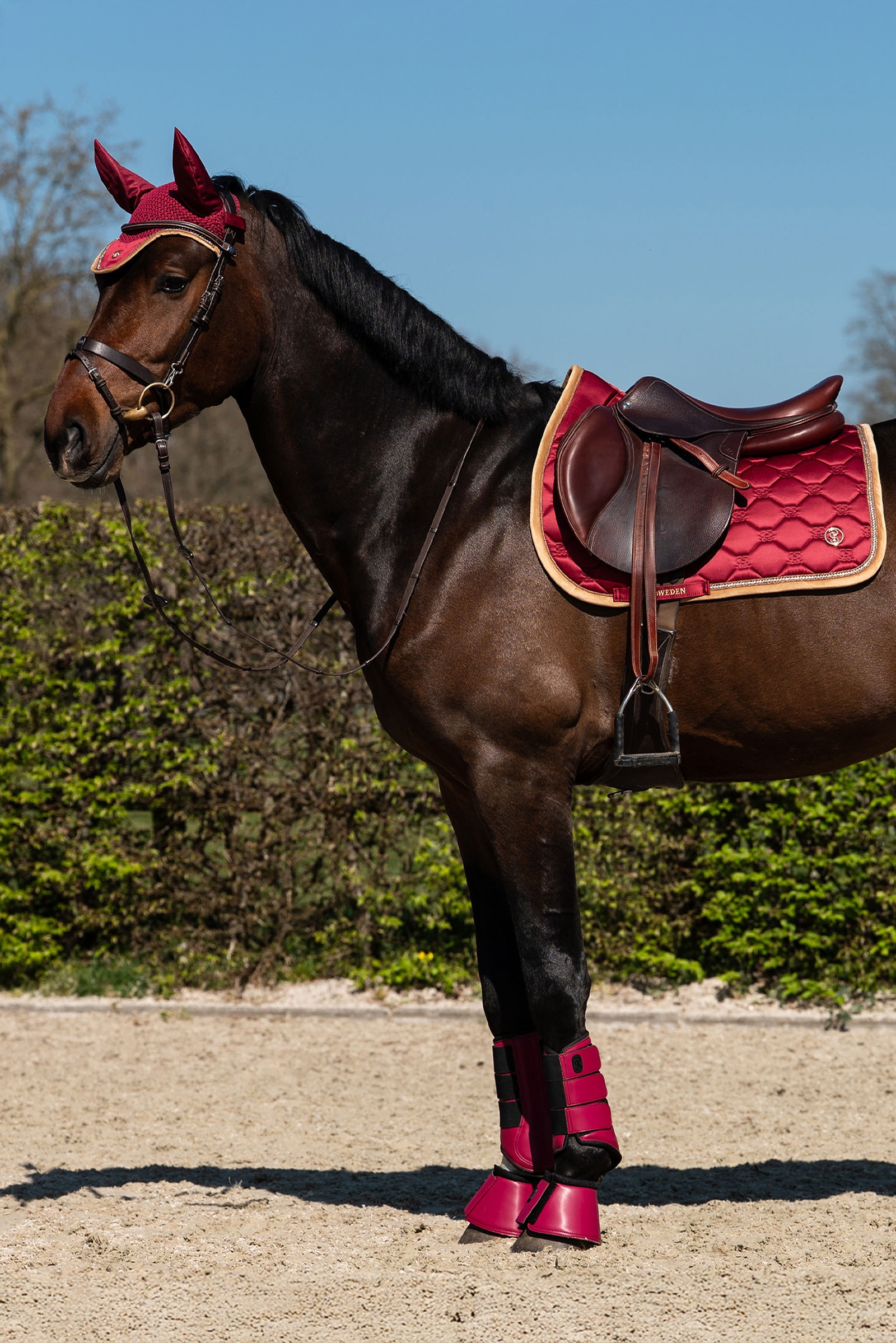 PS of Sweden Vintage Monogram Ear Bonnet