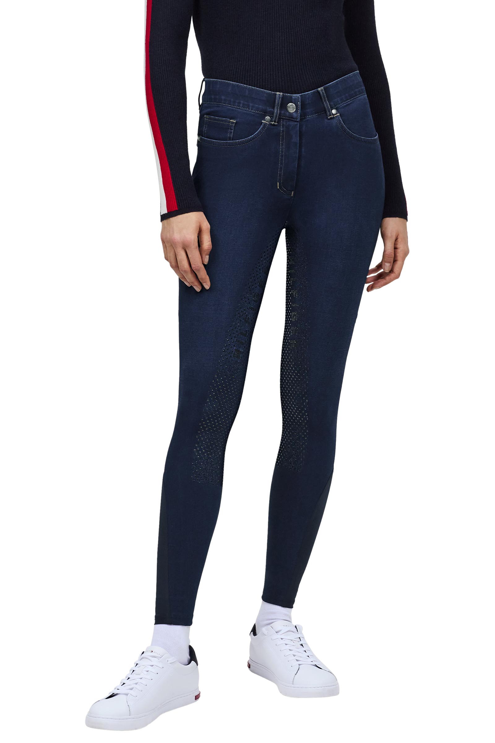 Tommy Hilfiger Equestrian Hope pantal&oacute;n de equitaci&oacute;n vaquero para mujer con agarre completo