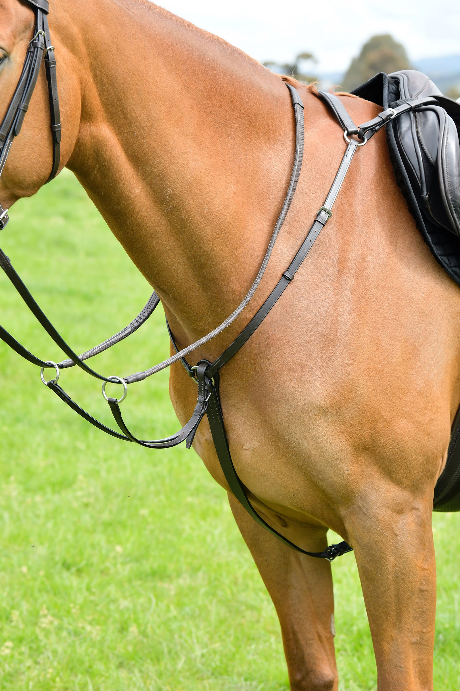 Brown Kincade Classic pechopetral de 3 puntos con martingala corrediza