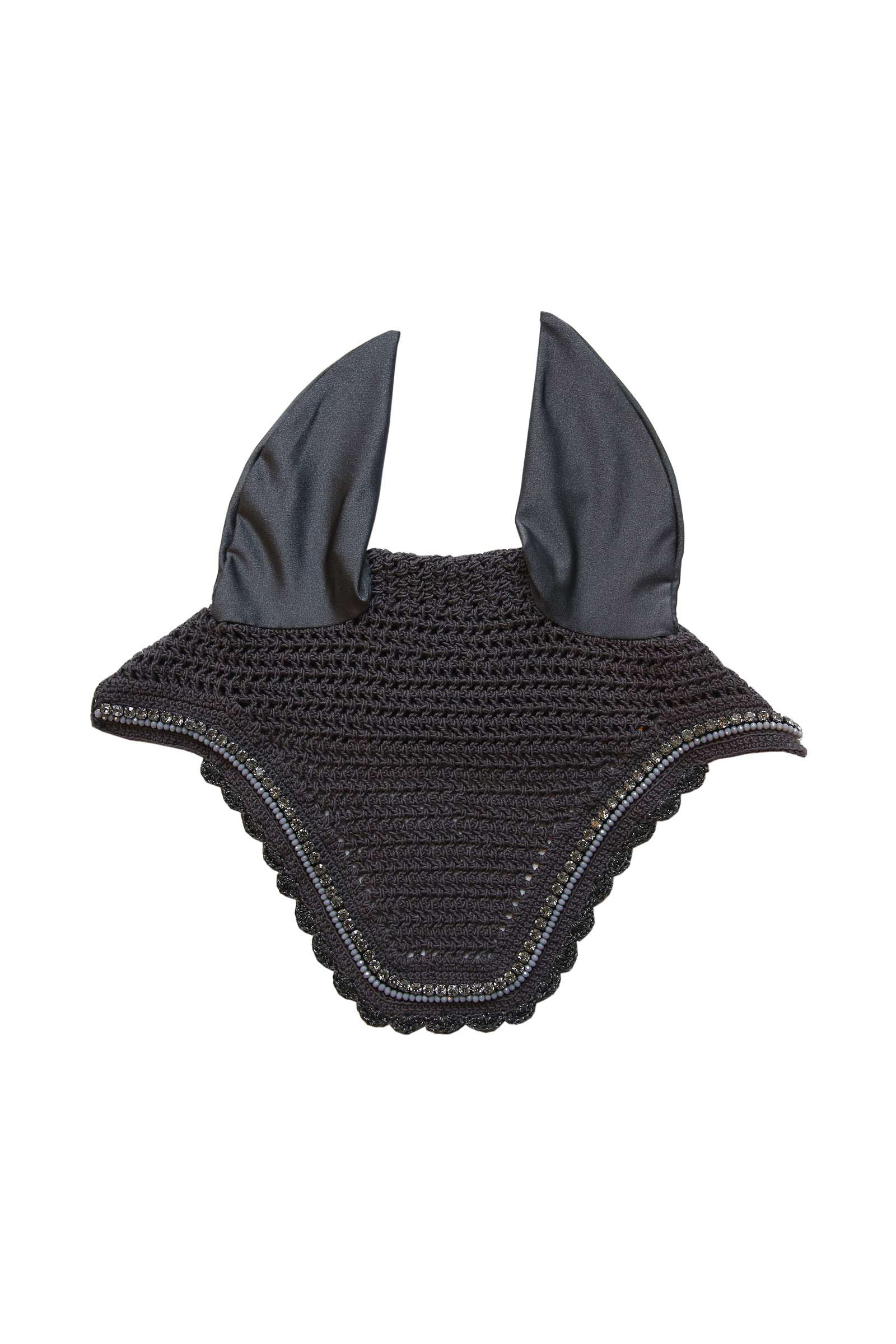 Grey Kentucky Horsewear Fly Veil Wellington Stone & Pearl Soundless