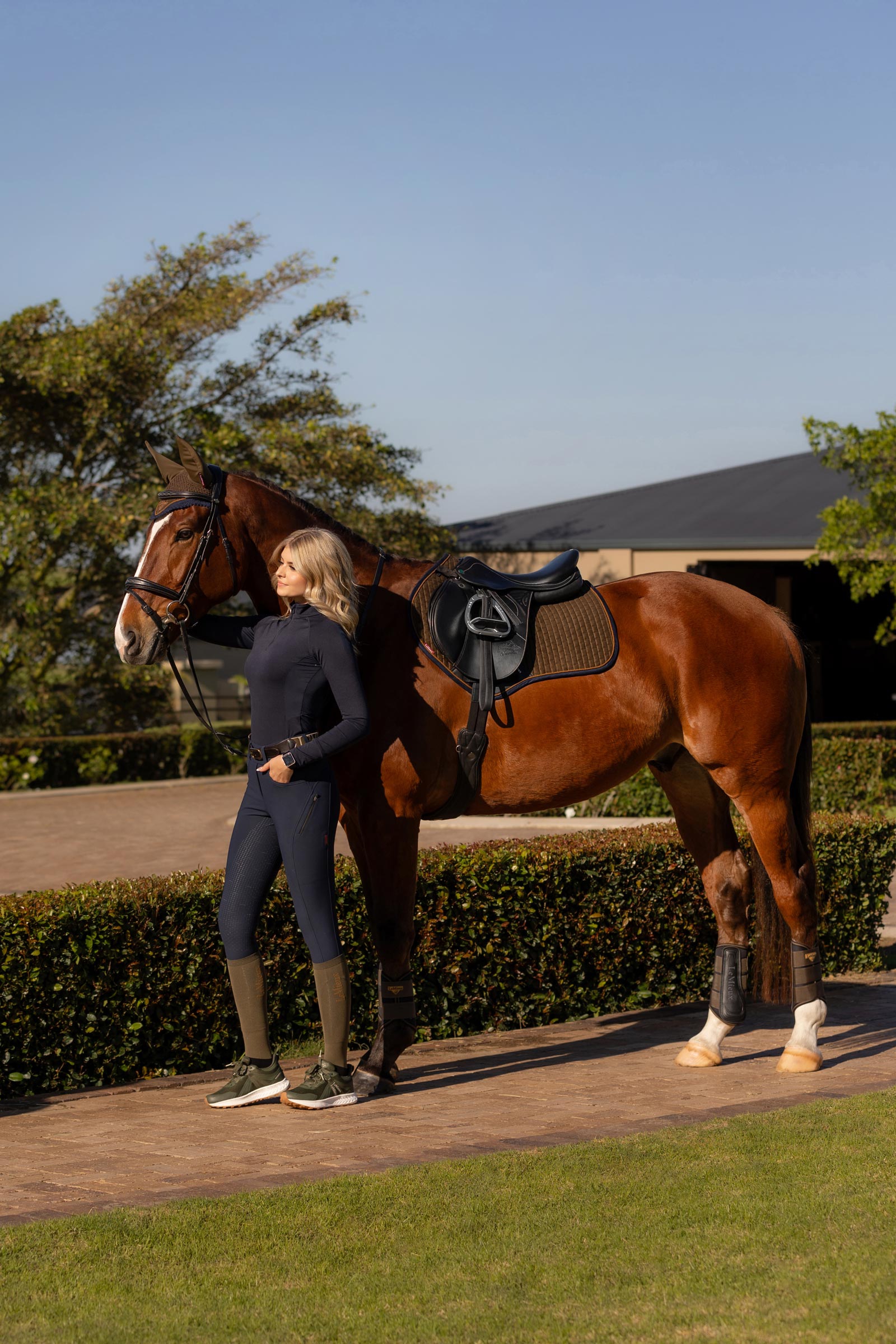 LeMieux Suede Square CC Mantilla de Salto