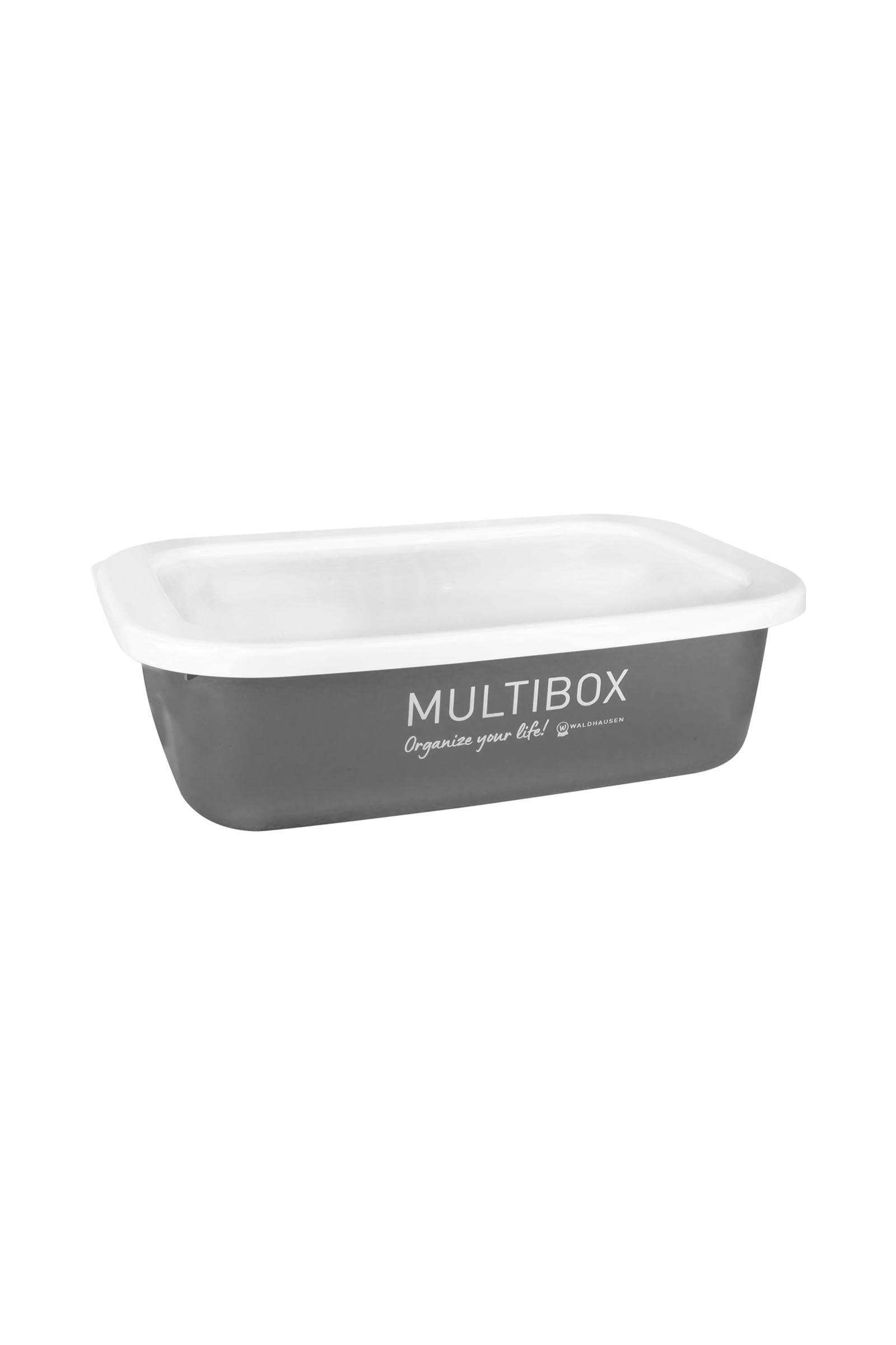 Grey Waldhausen caja multiusos con tapa, 3 l