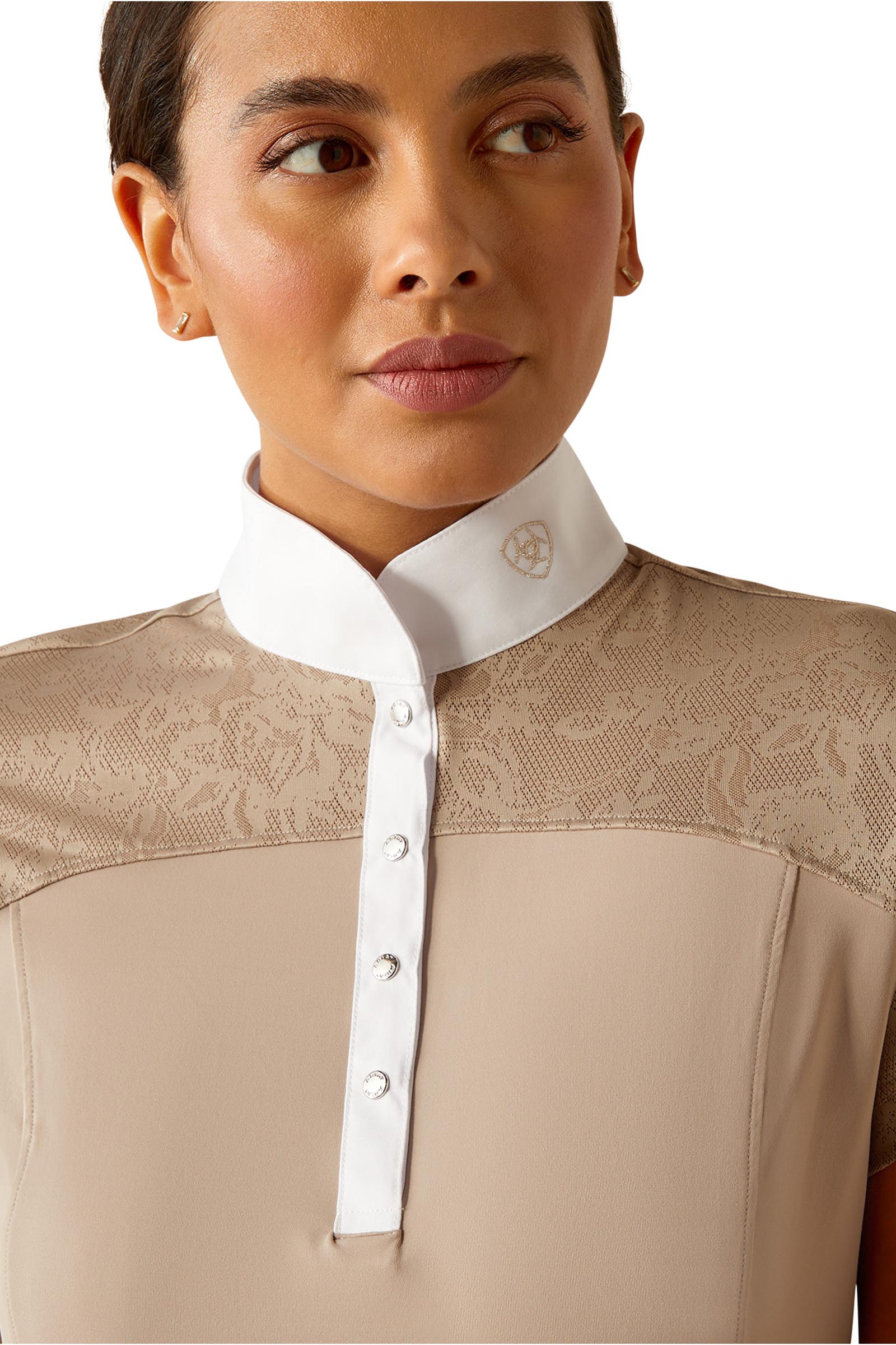 Ariat Bellatrix camisa de competici&oacute;n de manga corta para mujer