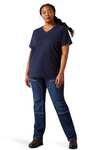 Ariat Camiseta Rebar Cotton Strong cuello en V para mujer  