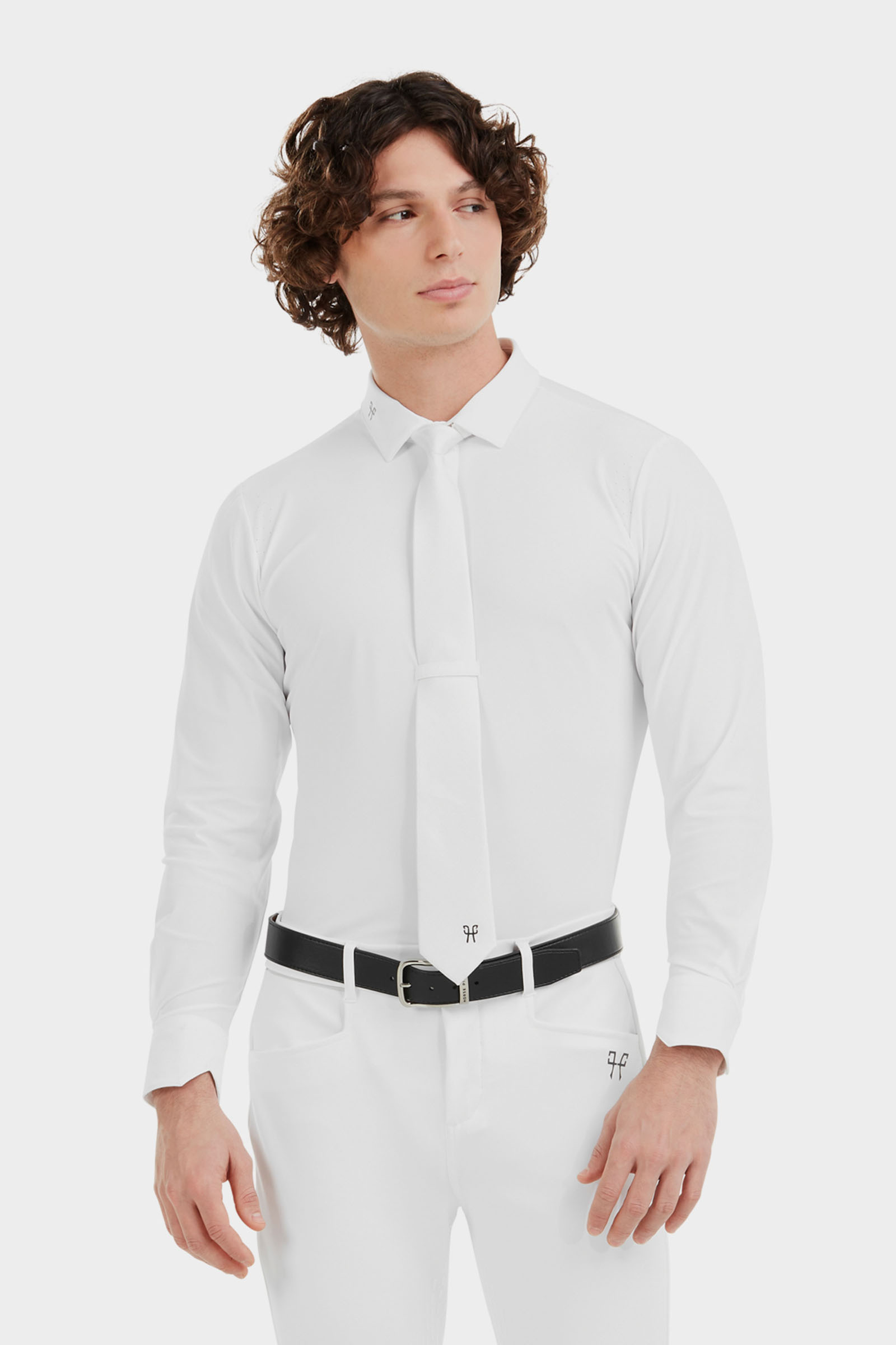 White Horse Pilot Aerolight camisa de hombre de manga larga