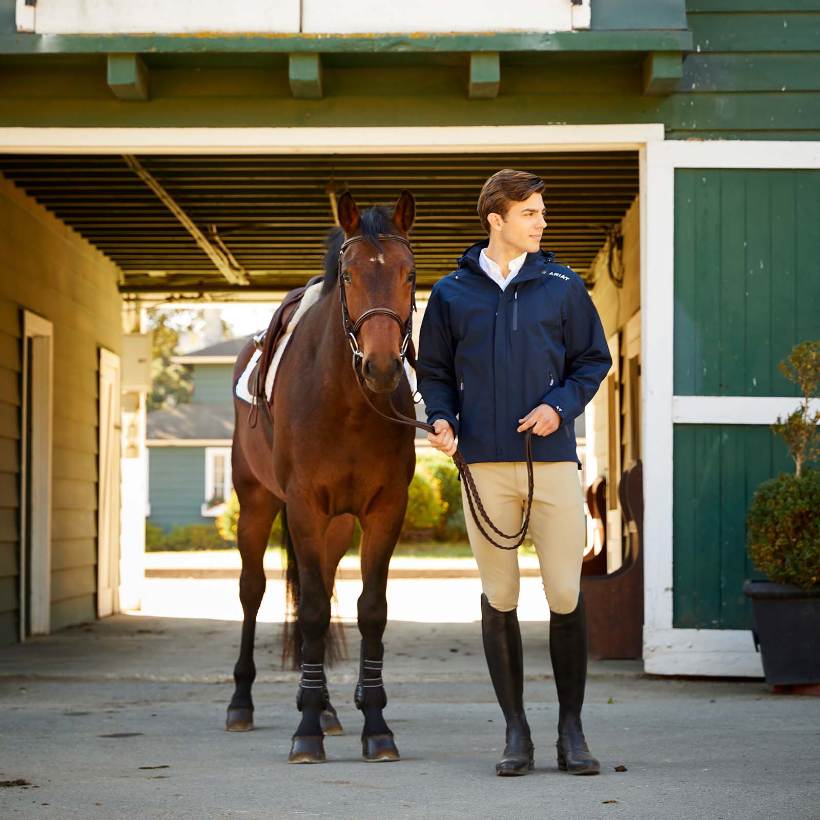 Ariat Coastal chaqueta impermeable para hombre  
