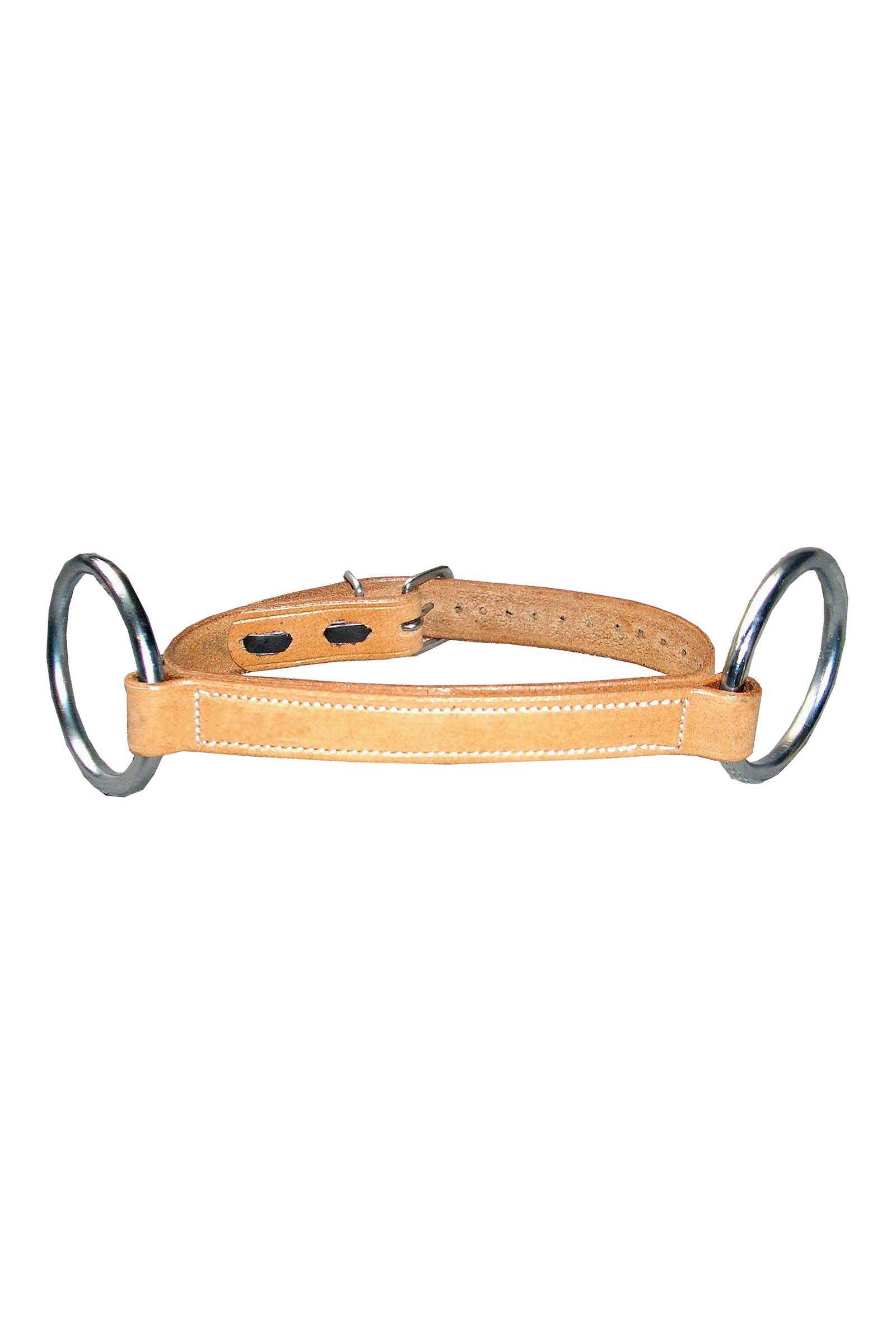 F.R.A. Freedom Riding Articles Tabal bocado de cuero con correa de barbilla