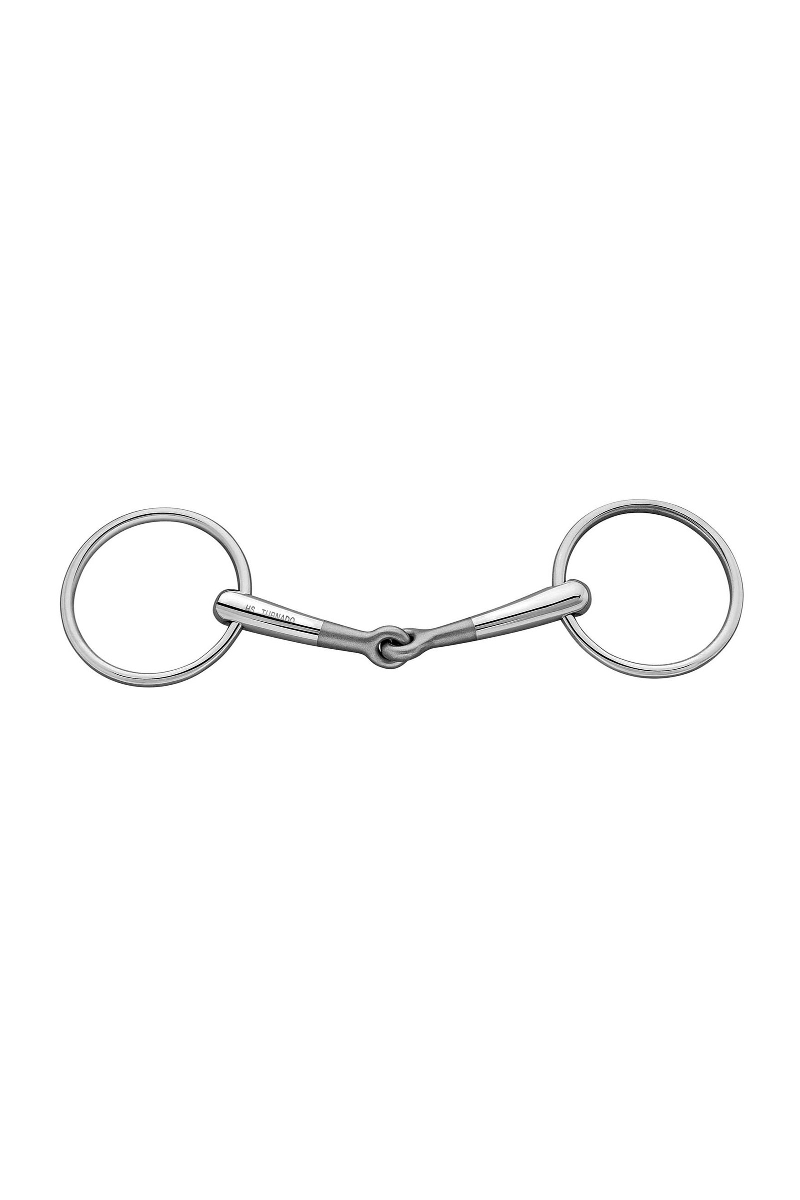 Sprenger Turnado Stainless Steel Loose Ring Snaffle, Single Jt., 14 mm