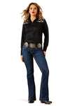 Ariat Dawn camisa western para mujer con broches a presión y mangas largas