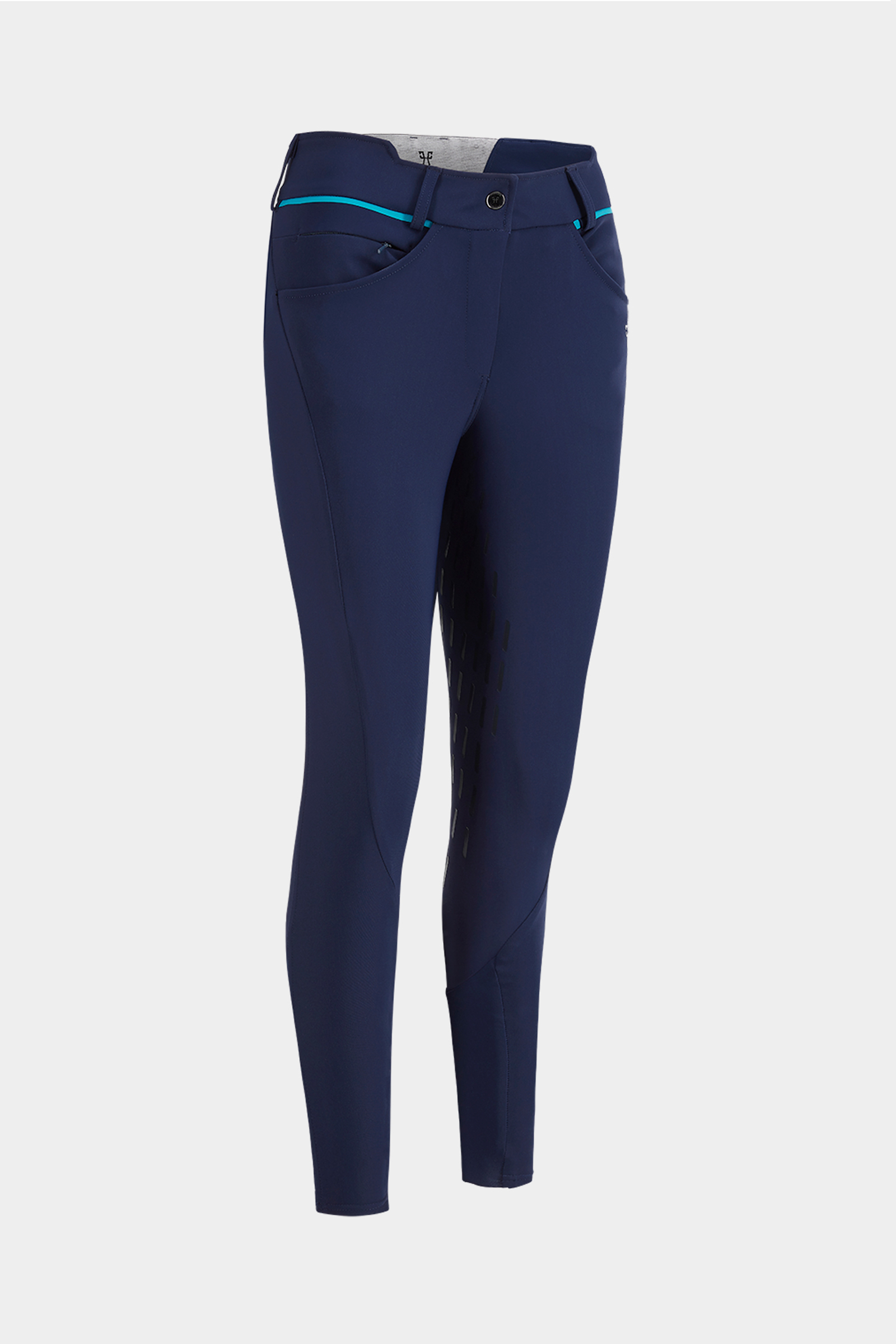Navy Horse Pilot X-Grip pantalones de montar para mujer con asiento completo